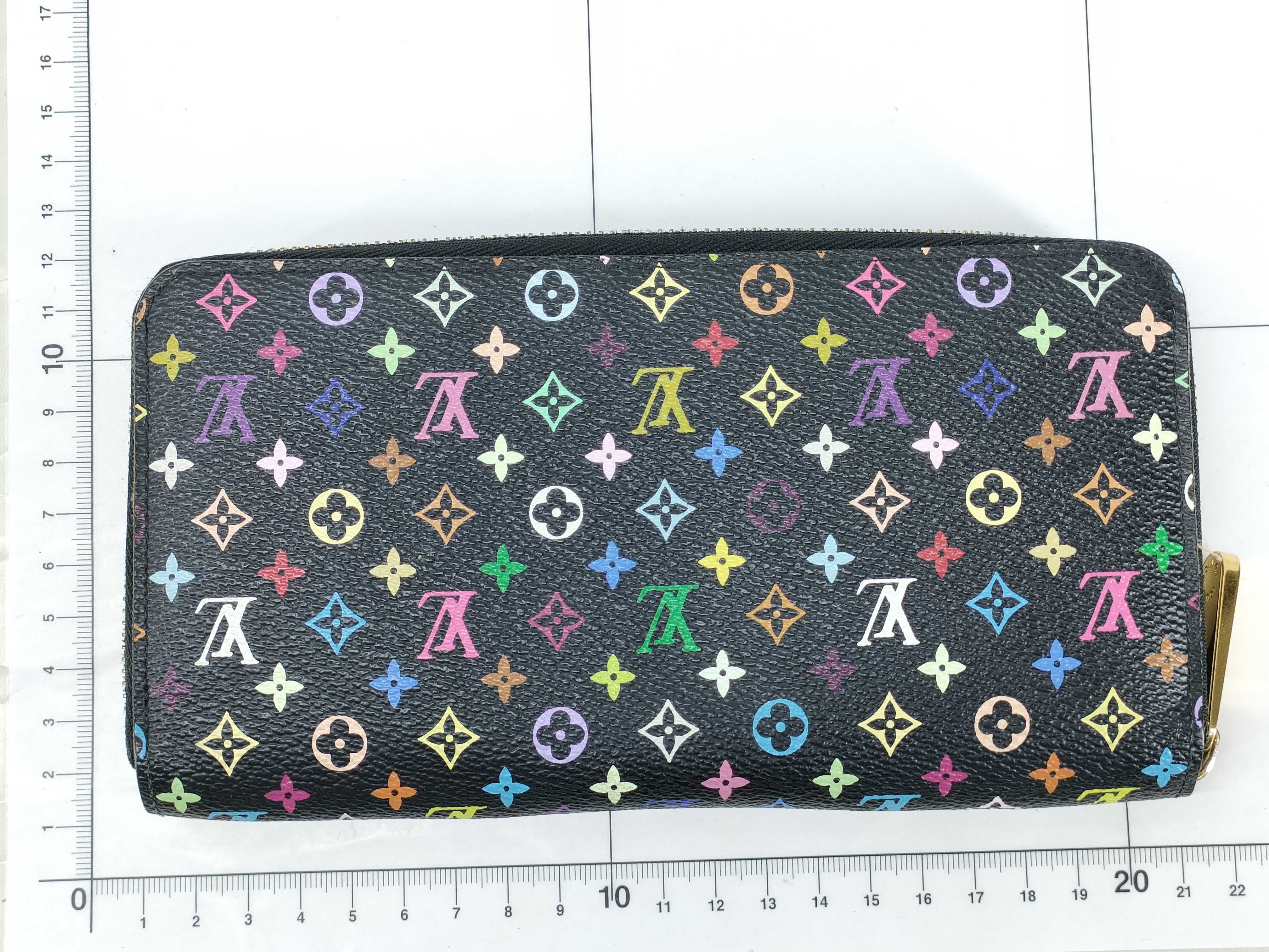 Monogram Multicolor Louis Vuitton Multicolor Zippy Wallet Noir M60244 Wallet — view 2