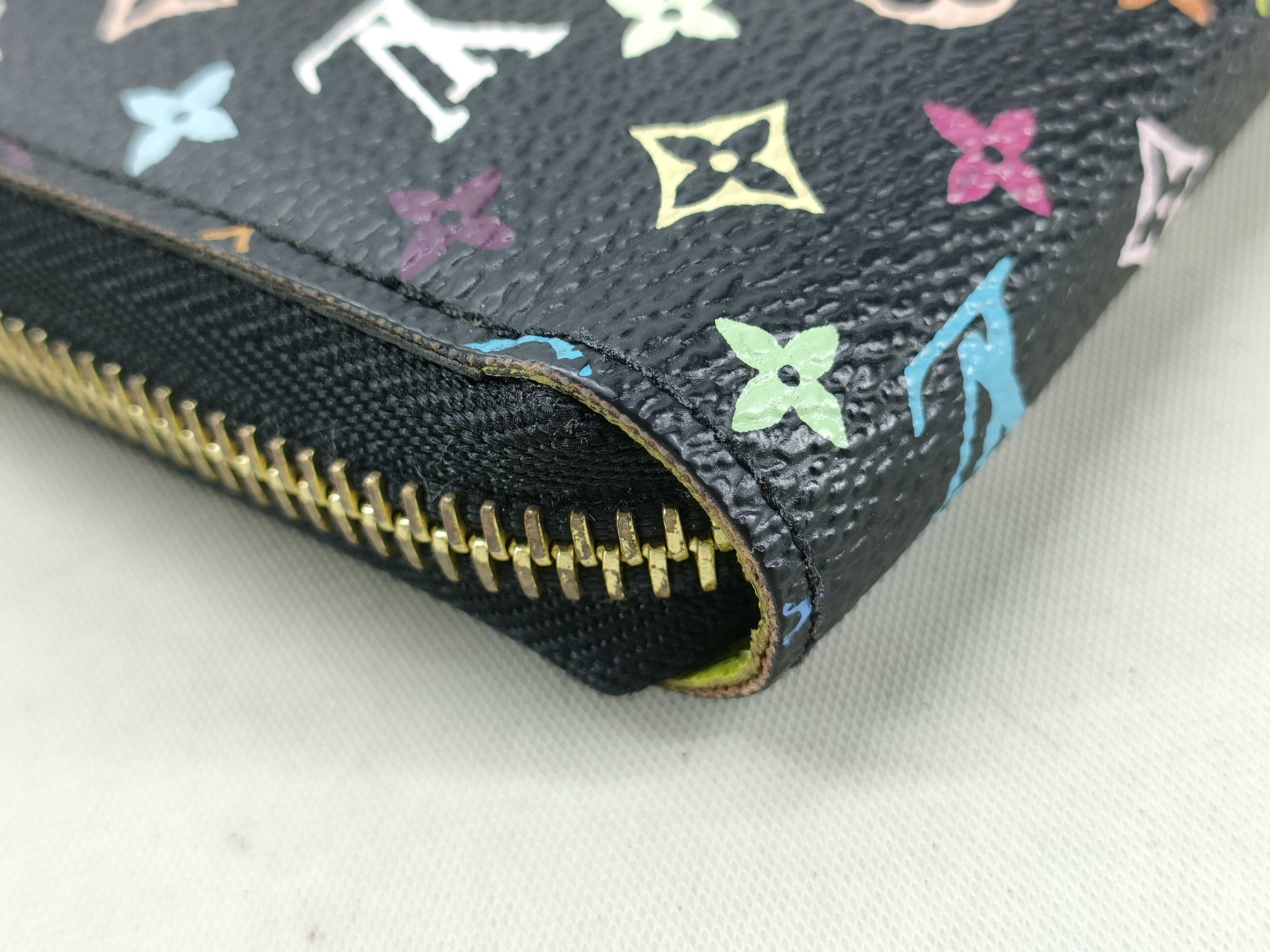 Monogram Multicolor Louis Vuitton Multicolor Zippy Wallet Noir M60244 Wallet — view 3