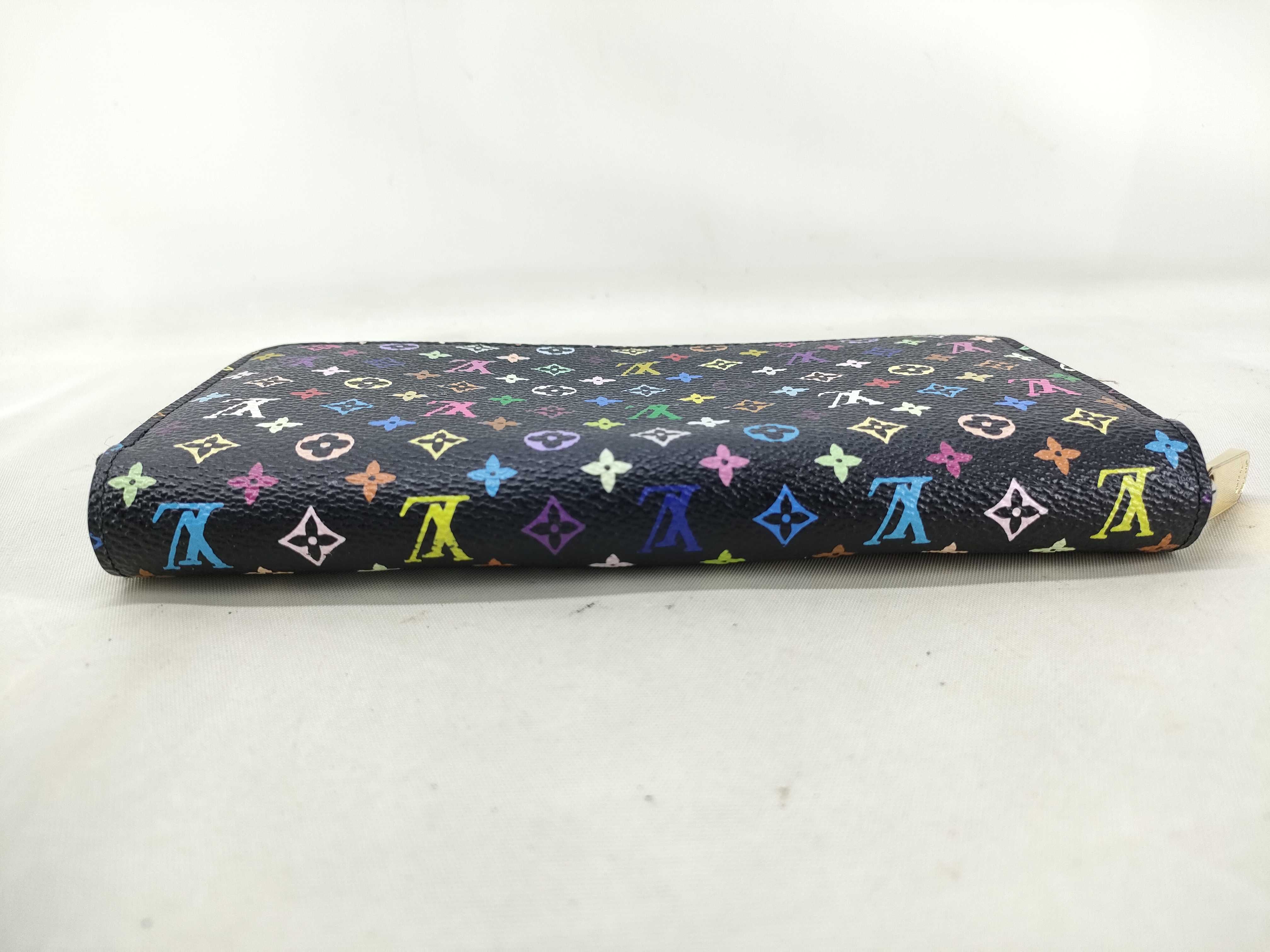 Monogram Multicolor Louis Vuitton Multicolor Zippy Wallet Noir M60244 Wallet — view 4