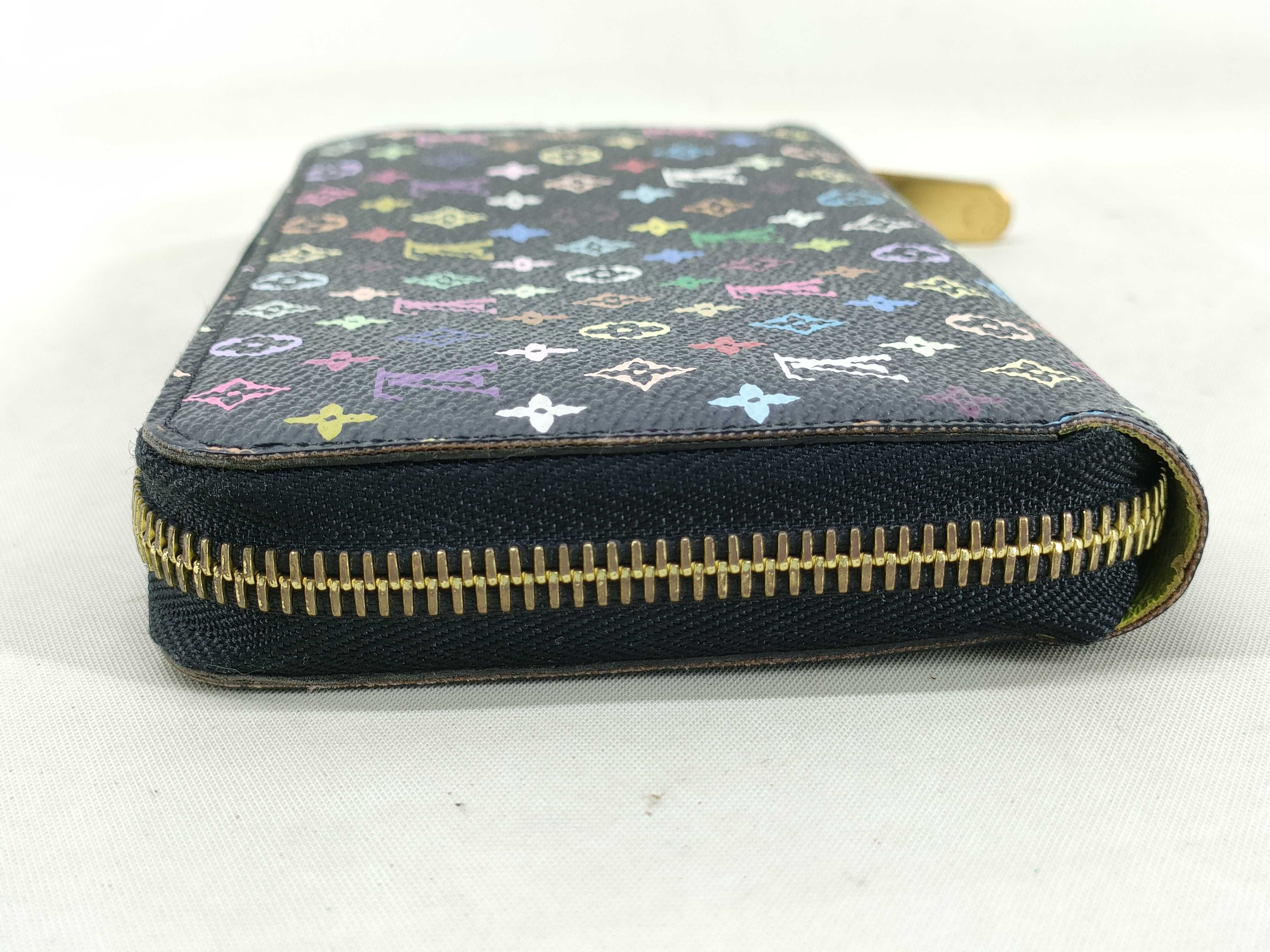 Monogram Multicolor Louis Vuitton Multicolor Zippy Wallet Noir M60244 Wallet — view 5