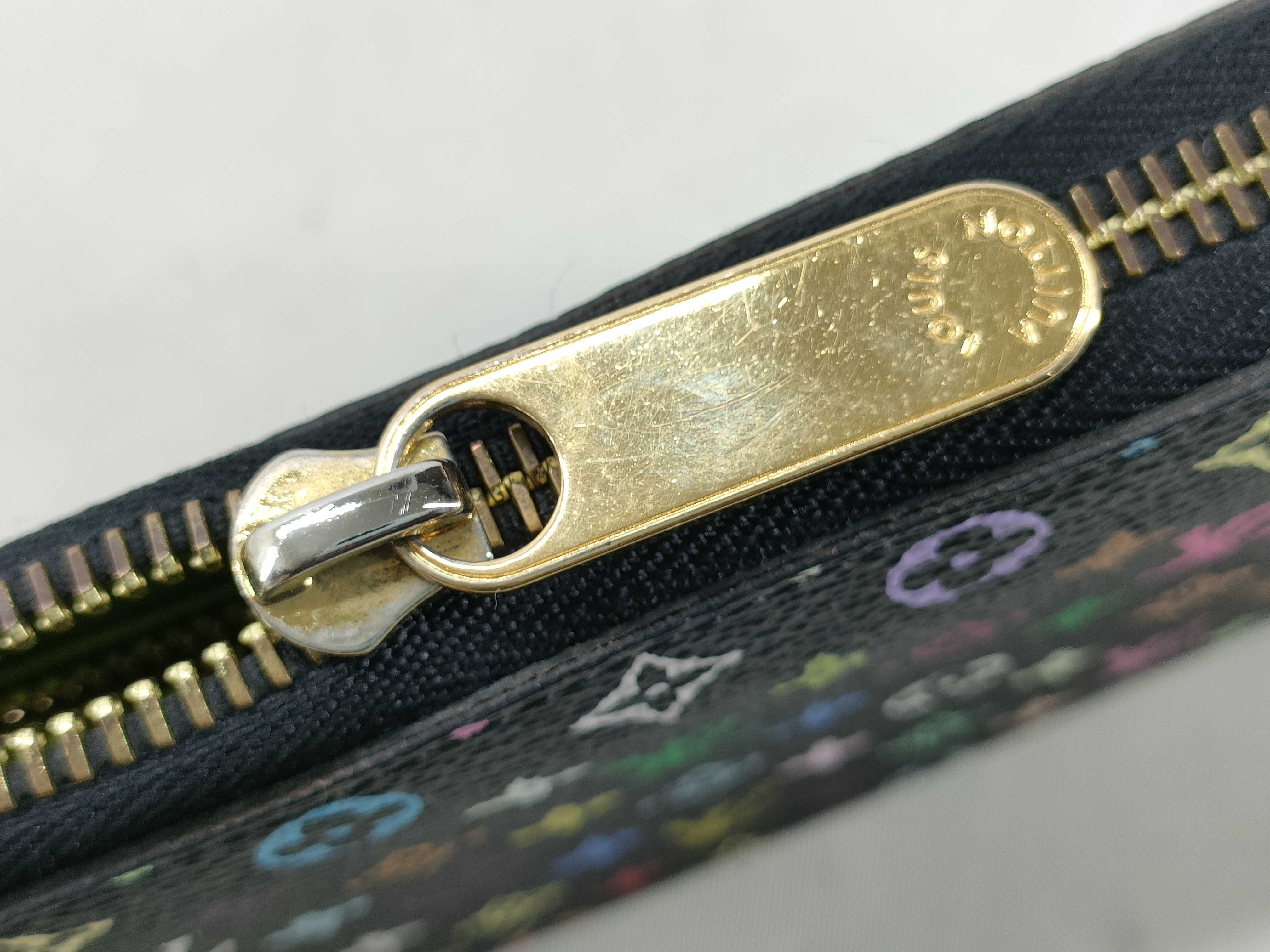 Monogram Multicolor Louis Vuitton Multicolor Zippy Wallet Noir M60244 Wallet — view 8