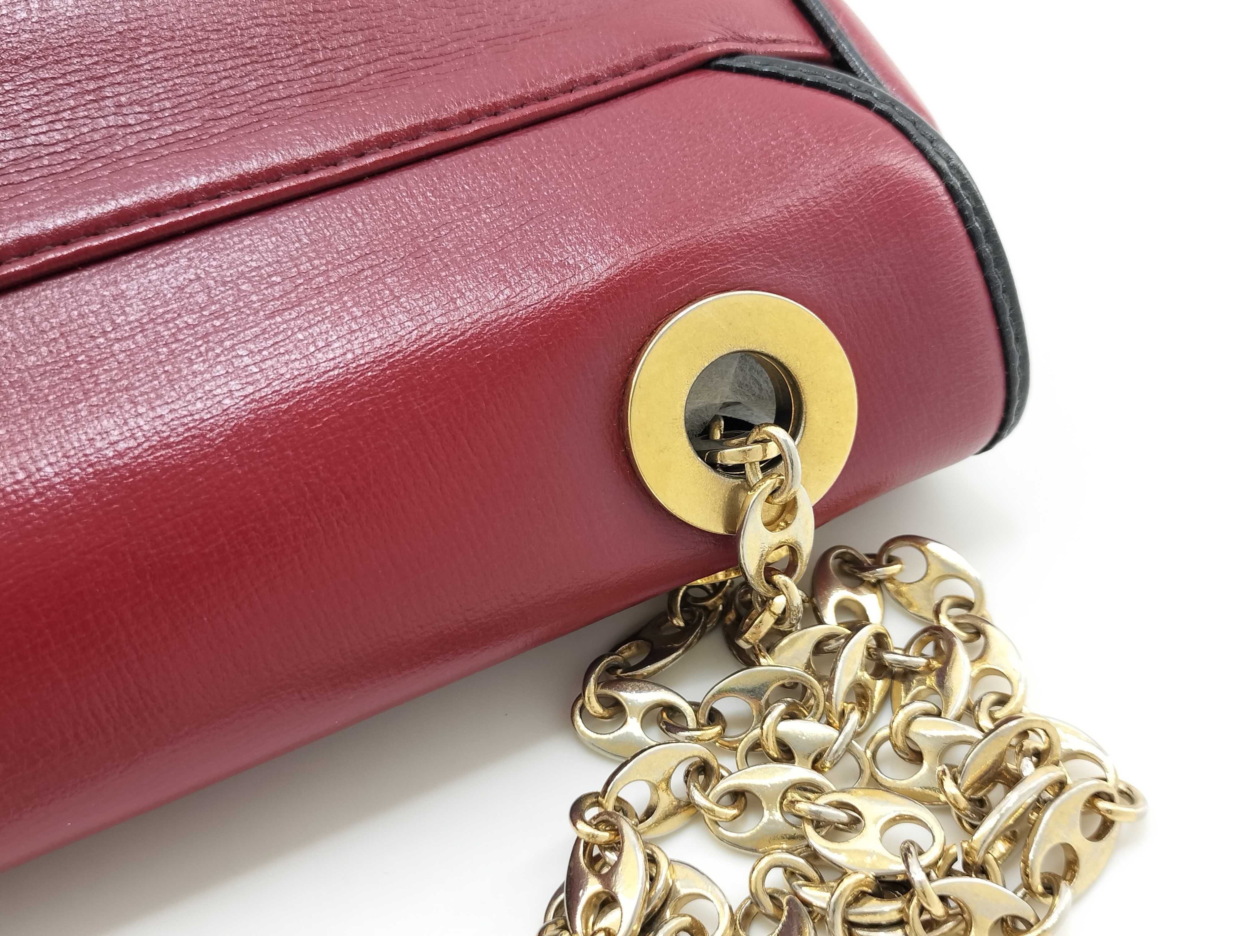 Marina 576421 Red Black Chain Shoulder Bag — view 6