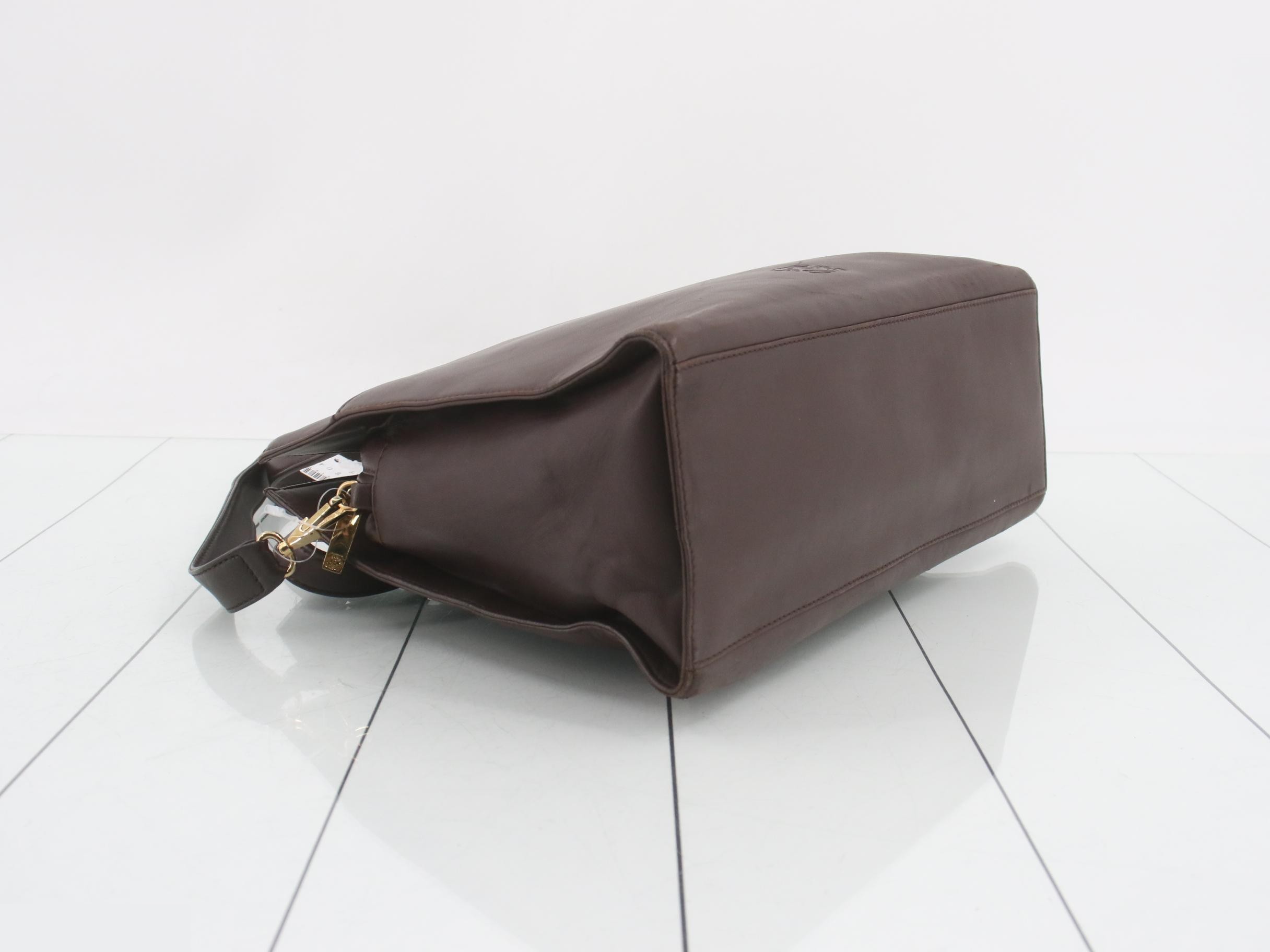 2-way bag, brown, nappa leather — view 5