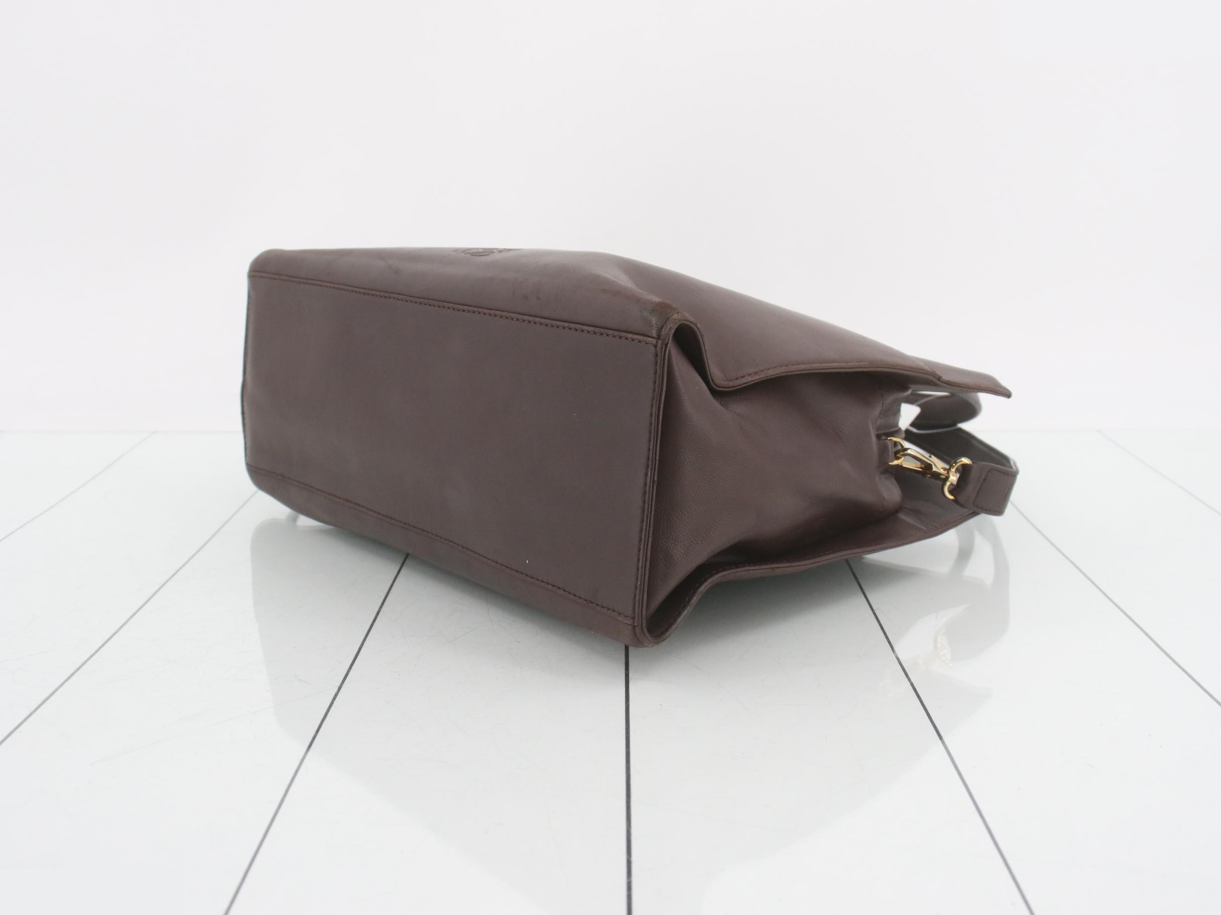 2-way bag, brown, nappa leather — view 6