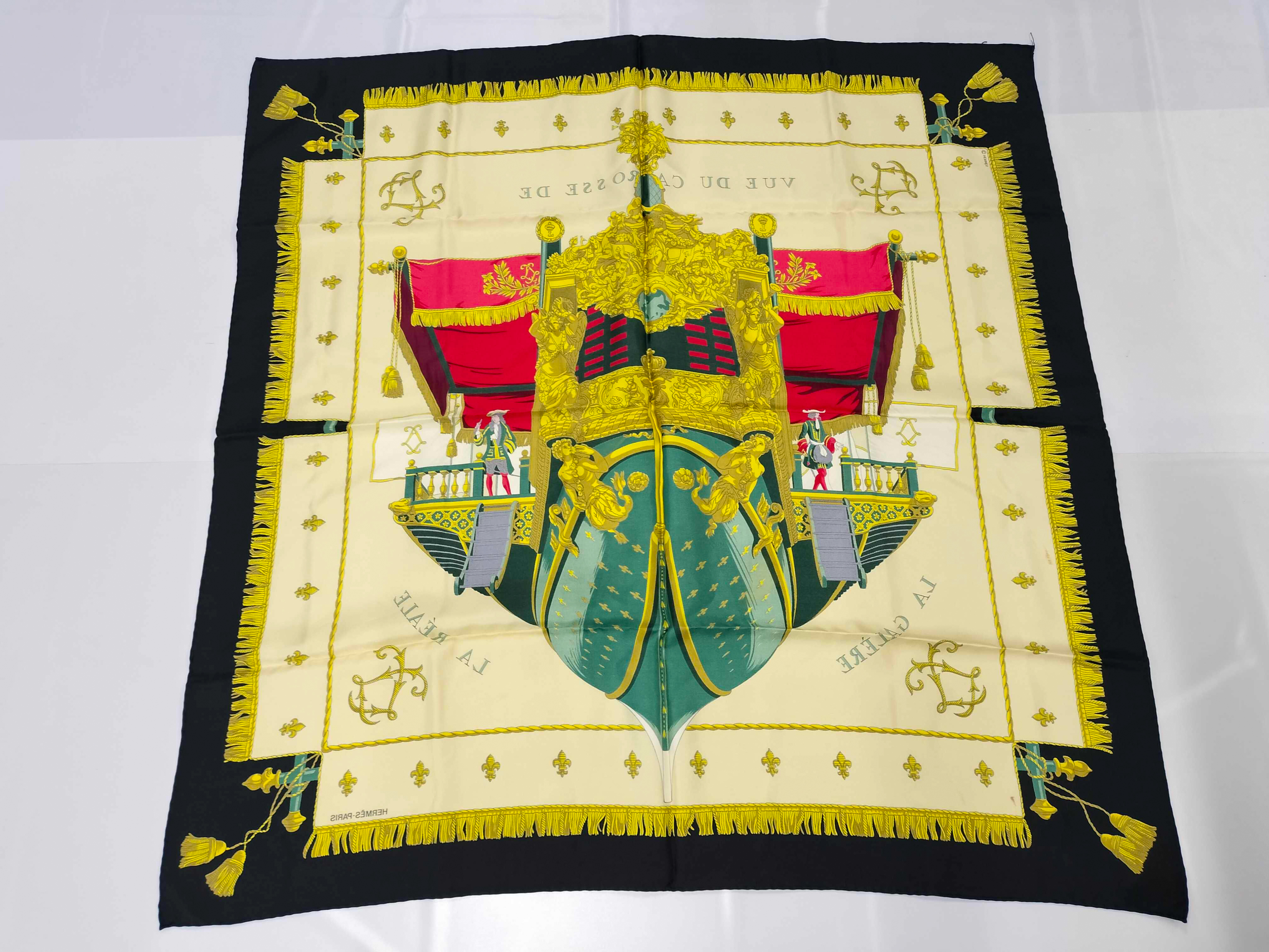 Carre 90 VUE DU CAROSSE DE LA GALERE LA REALE (La Reale) - Stern Ornament and Other Accessories — view 2