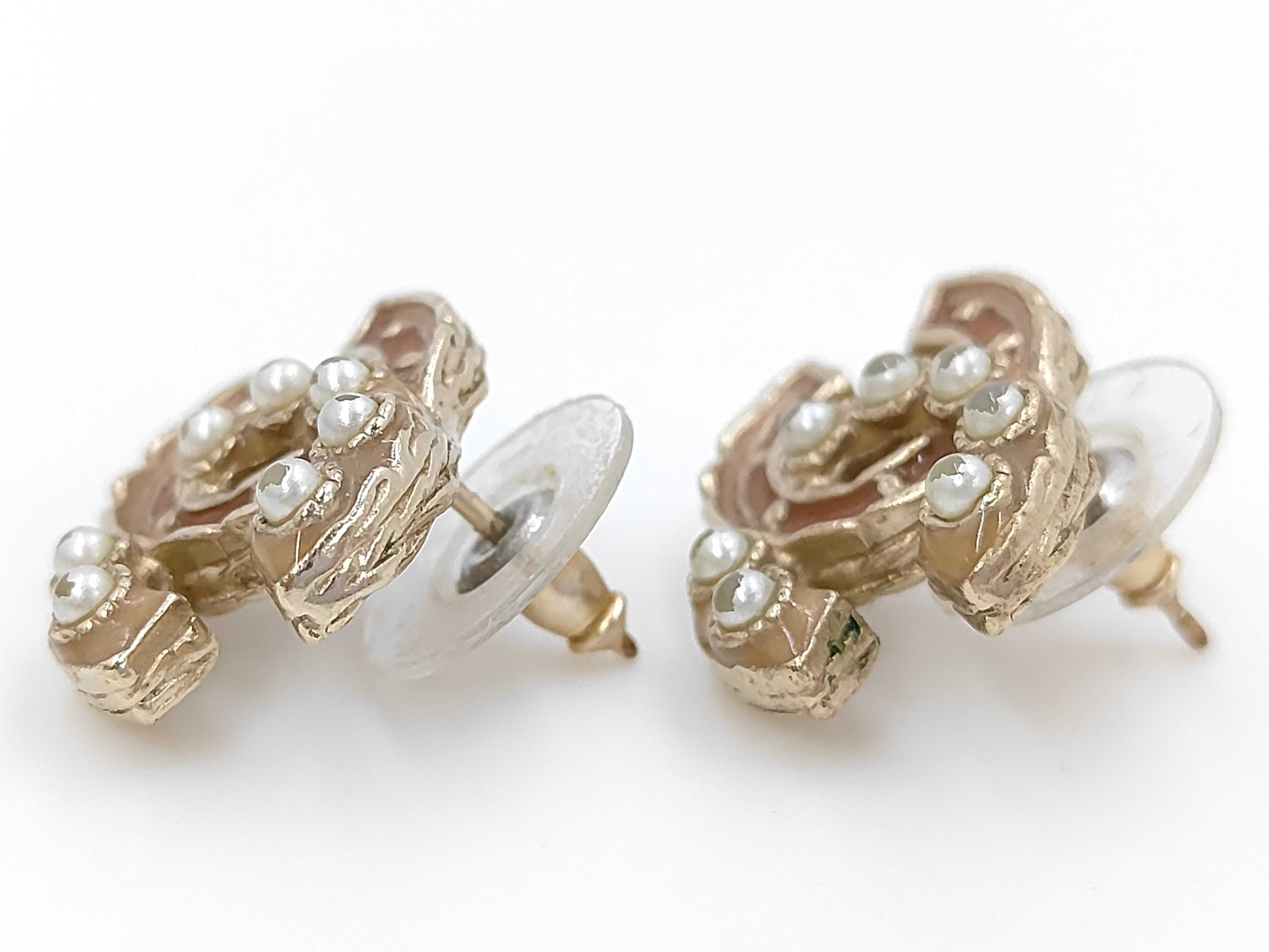 Coco Mark Pearl Earrings A12P — view 2
