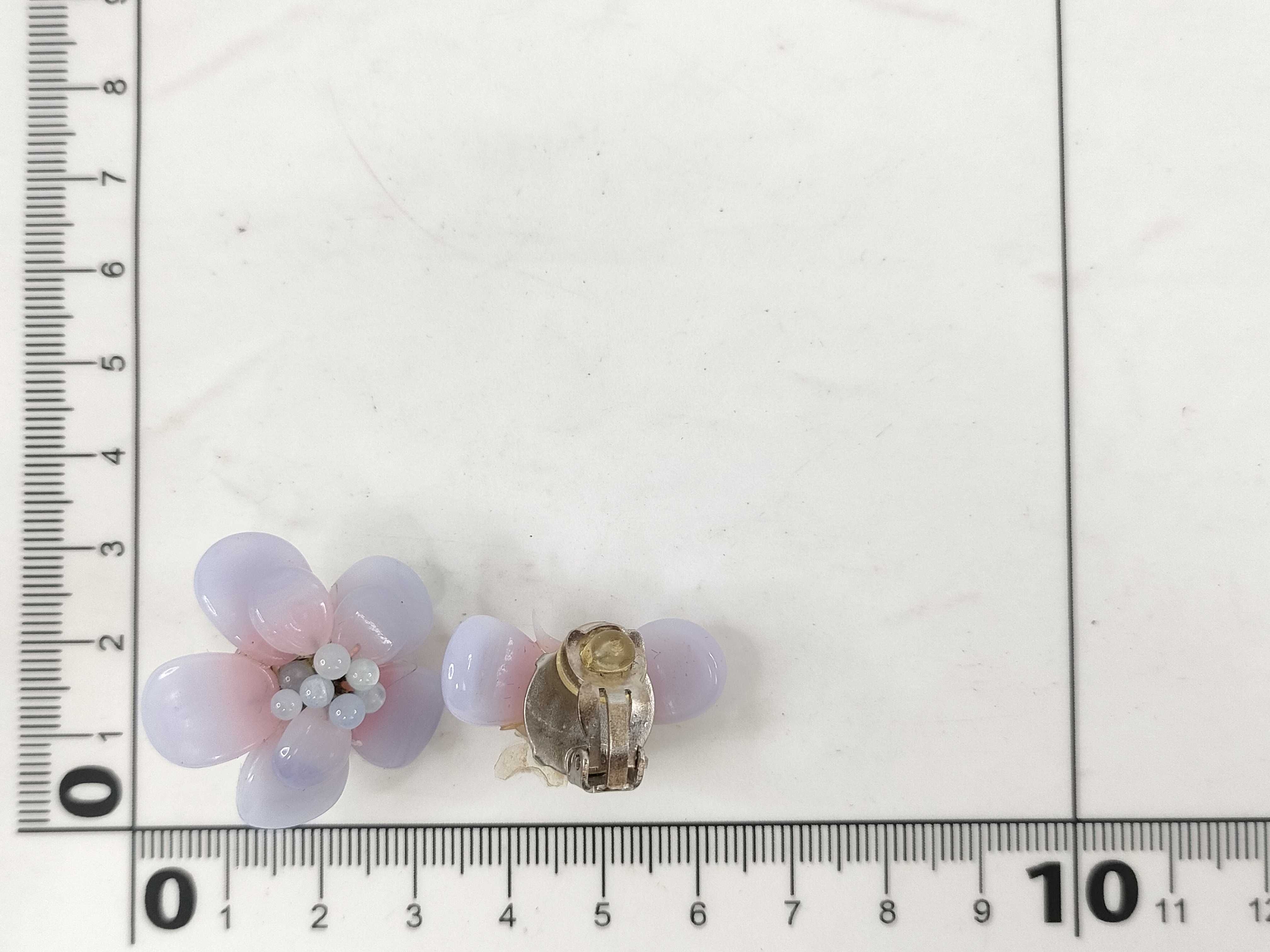 Flower Earrings, Purple — view 11