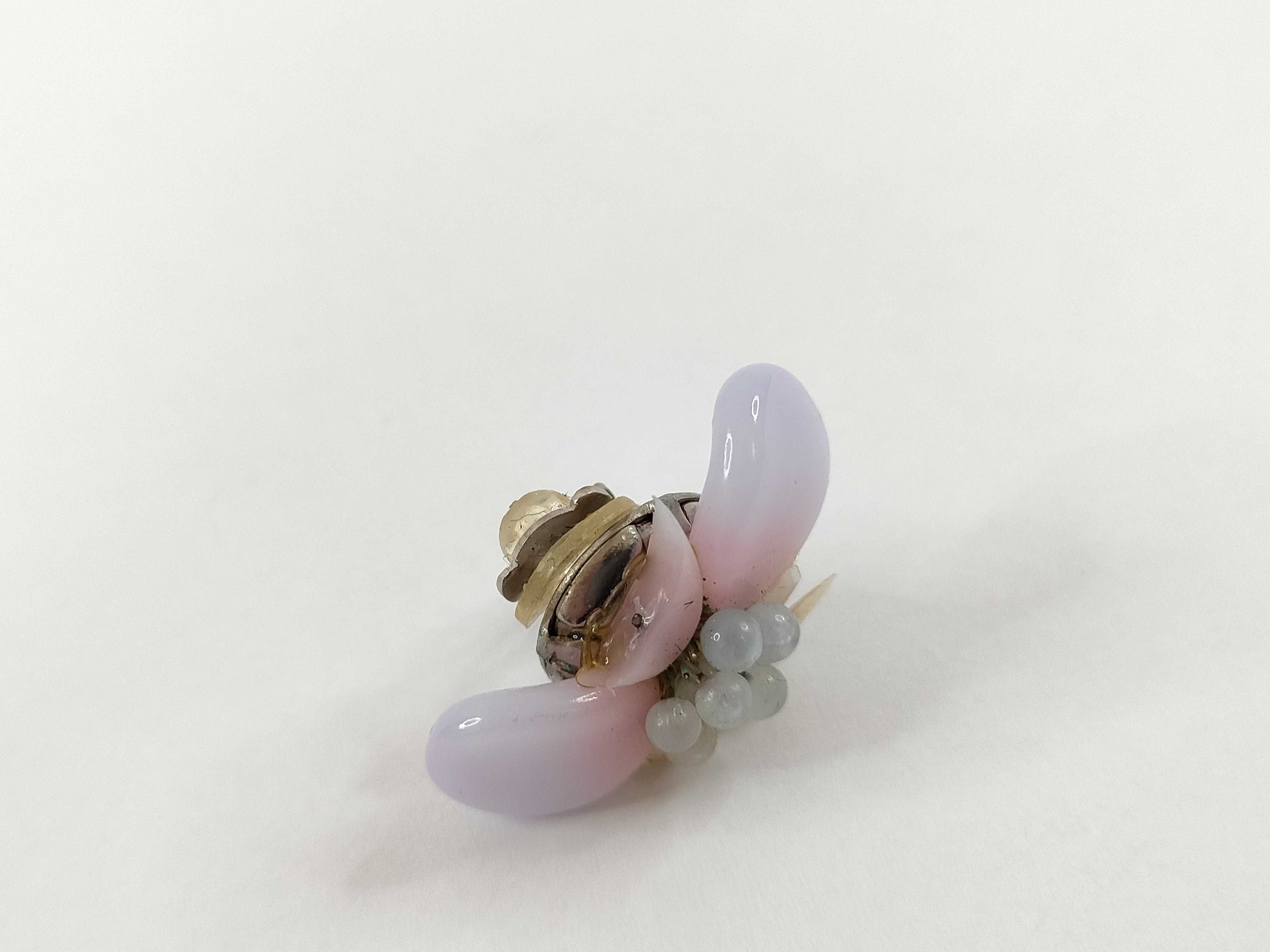 Flower Earrings, Purple — view 9