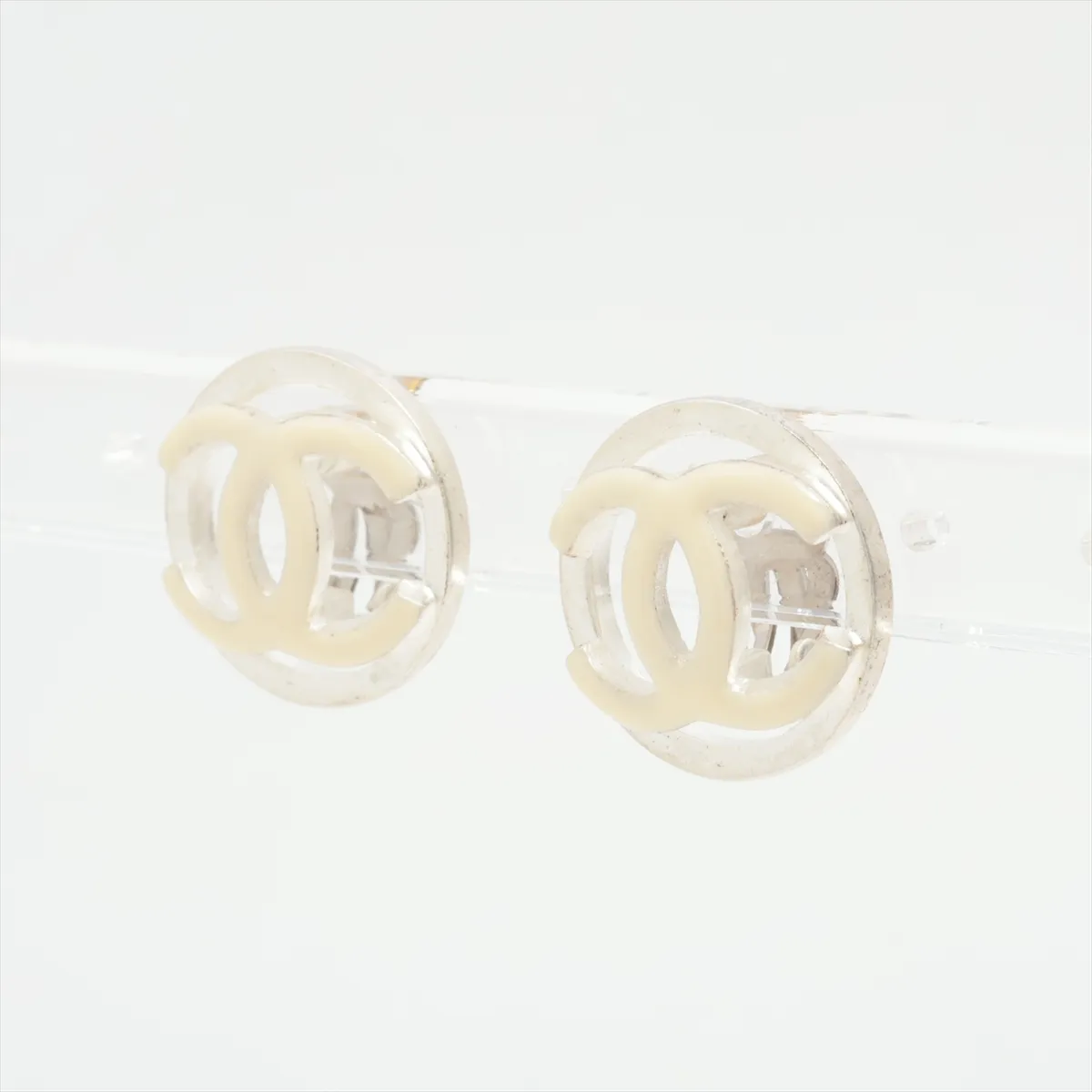 Cocomark 03A Earrings (for both ears) GP Silver — view 3