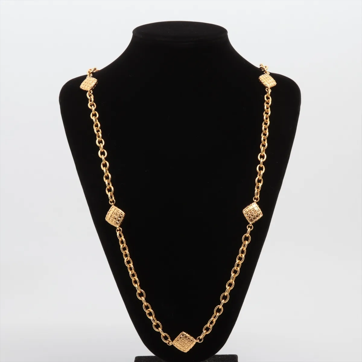 necklace, GP gold, — view 5