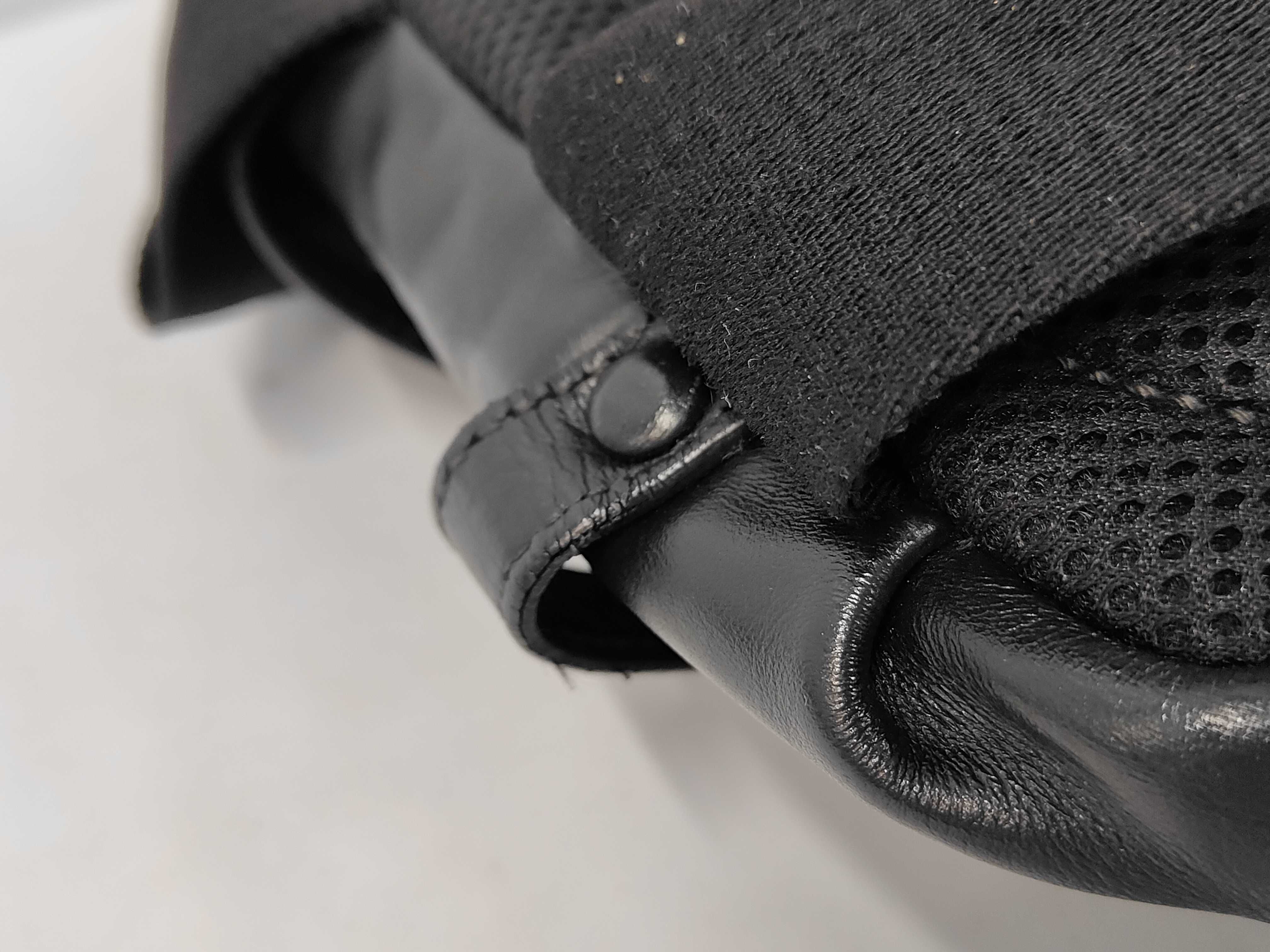 leather backpack with triangular logo. — view 5