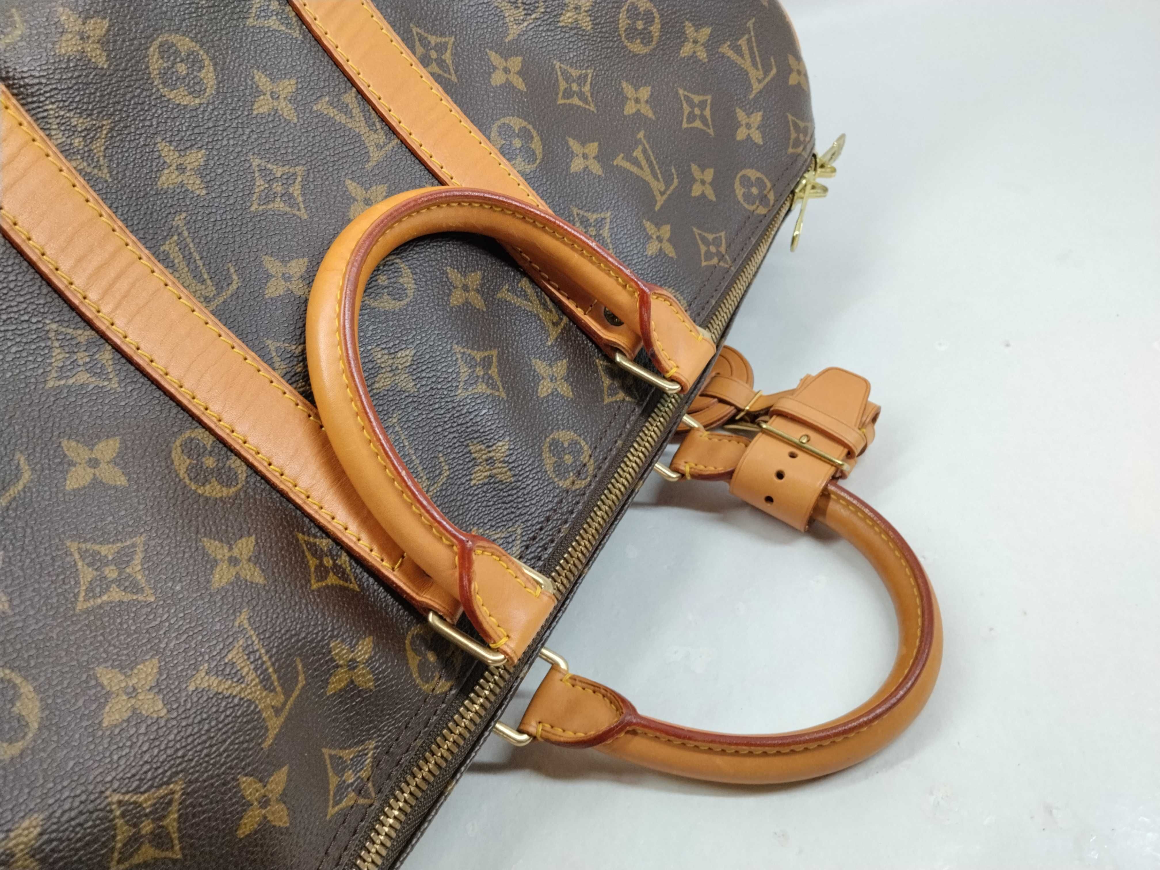 Monogram M41424 Keepall 55 Boston Bag — view 9