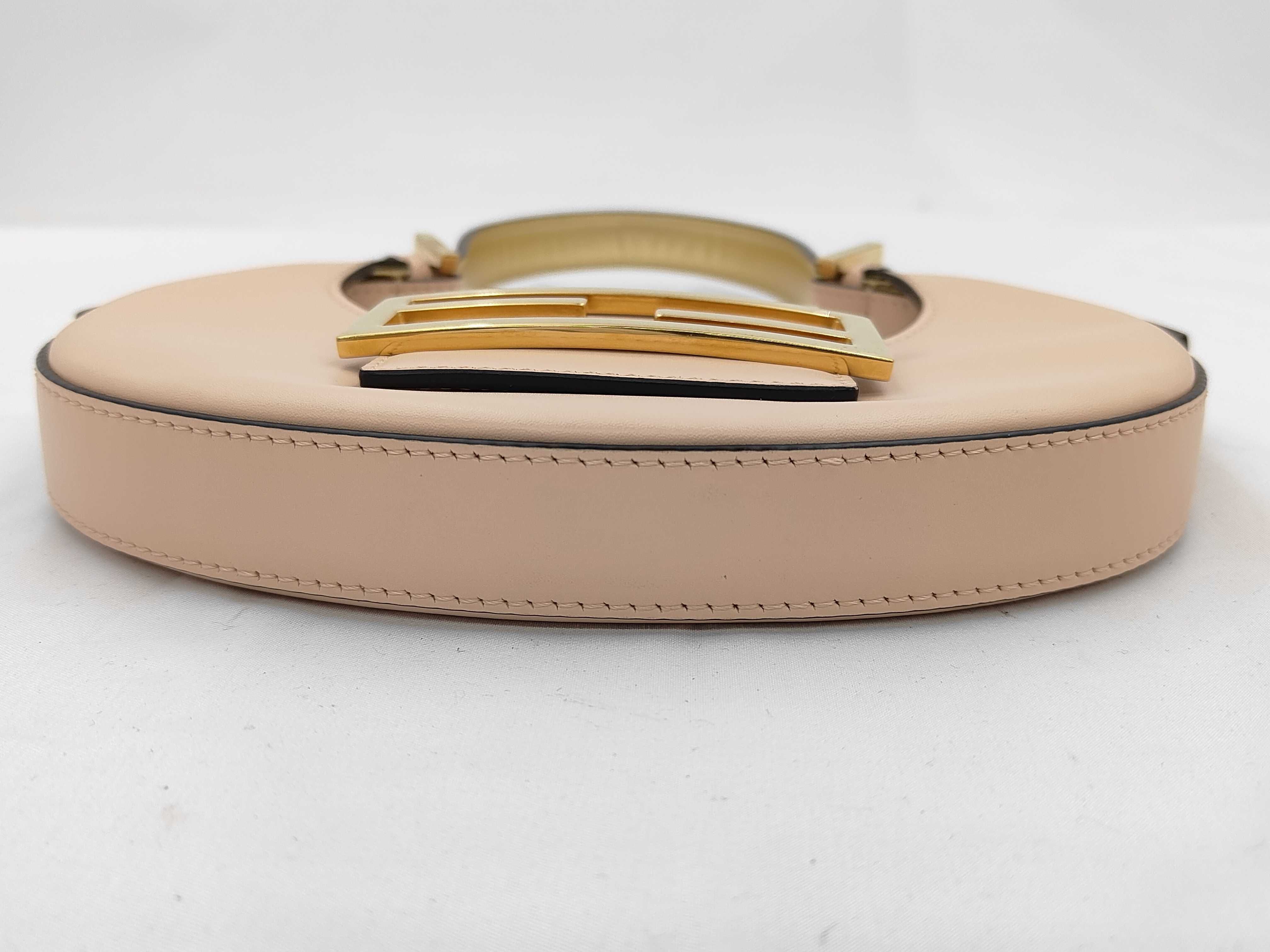 Calfskin Hobo Bag, Pink Shoulder Bag — view 5
