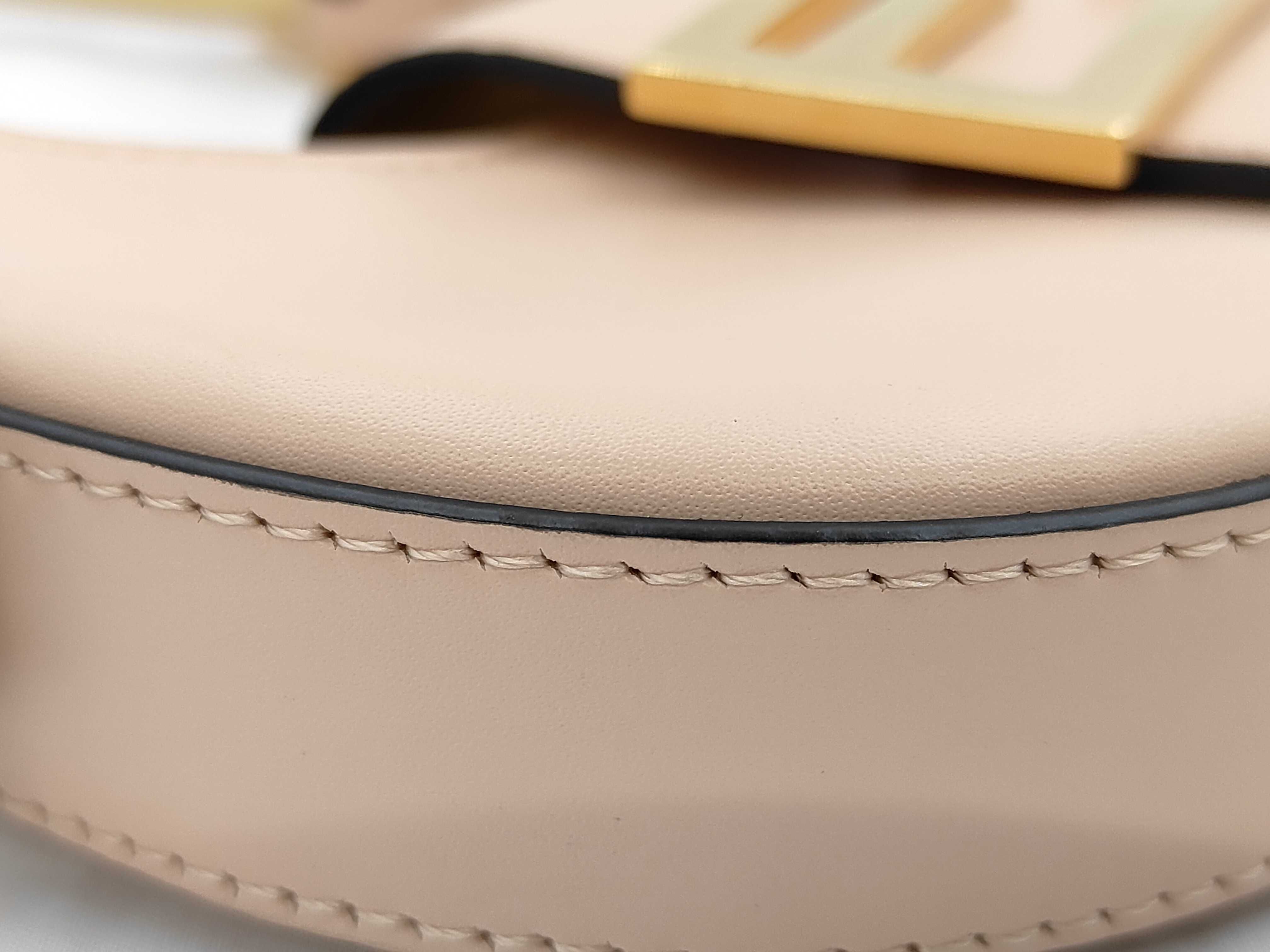 Calfskin Hobo Bag, Pink Shoulder Bag — view 6