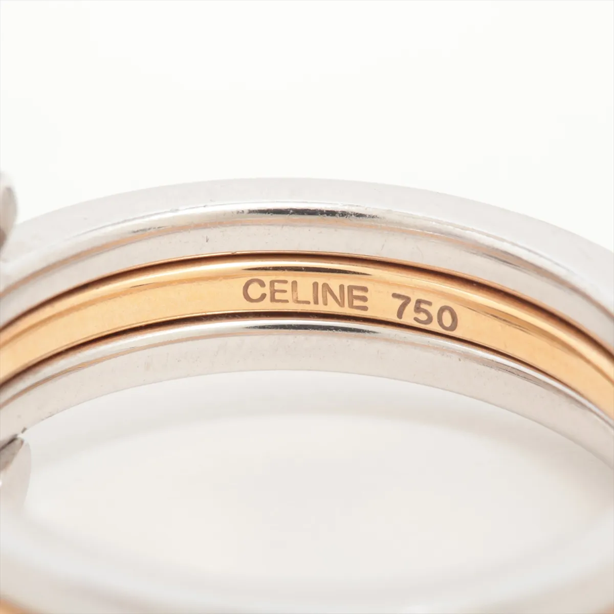 Diamond Ring 750(PG×WG) 8.3g Stone — view 3