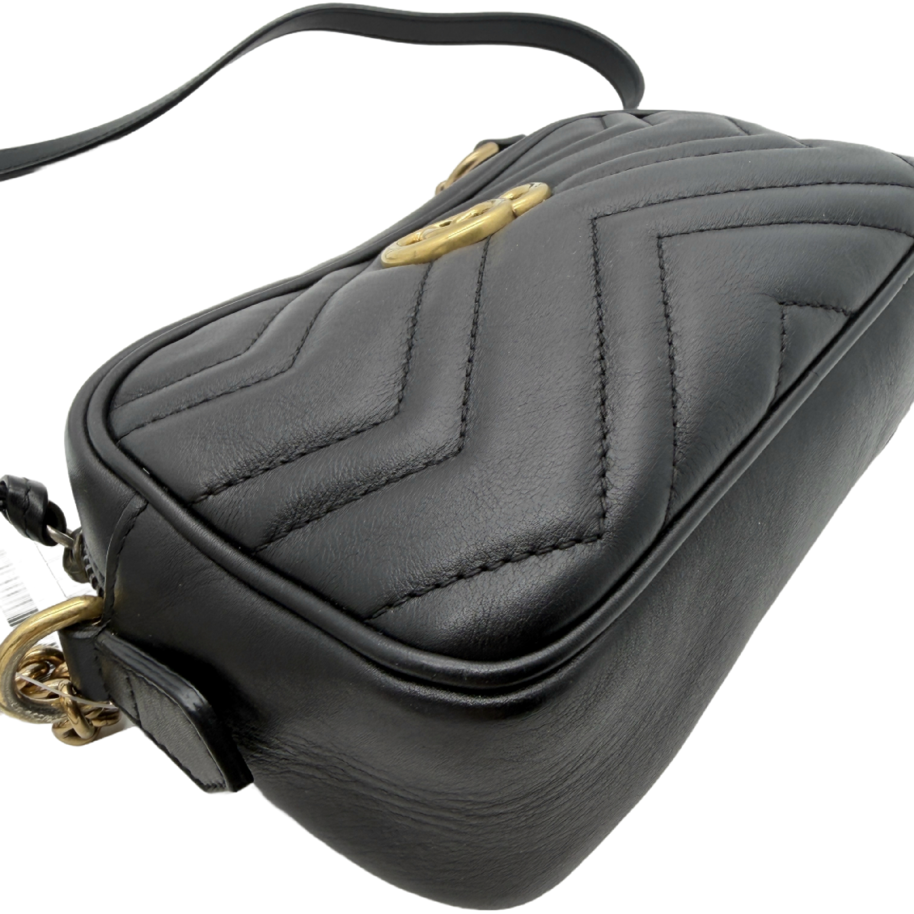 GG Marmont Mini Shoulder Bag, Black — view 5