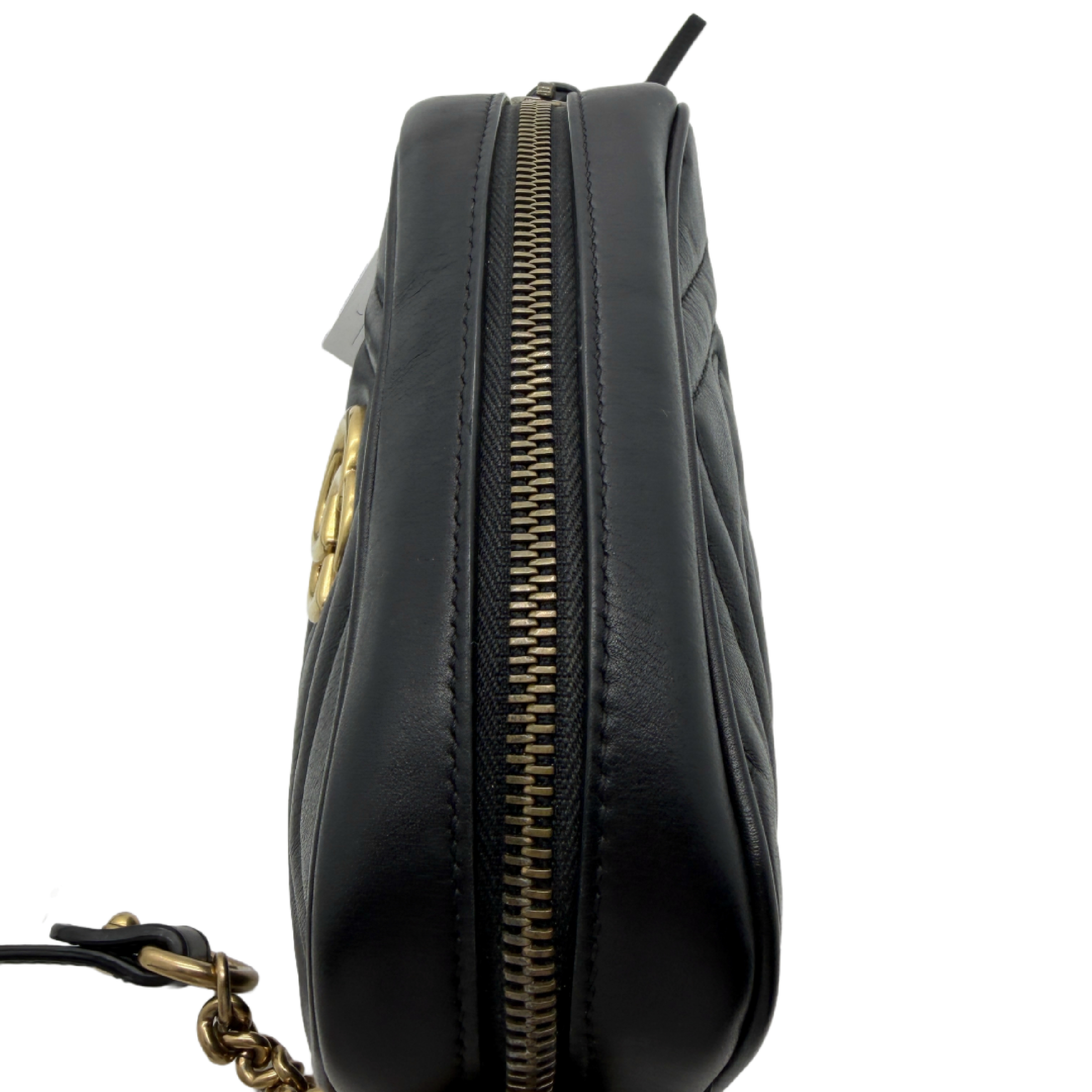 GG Marmont Mini Shoulder Bag, Black — view 10