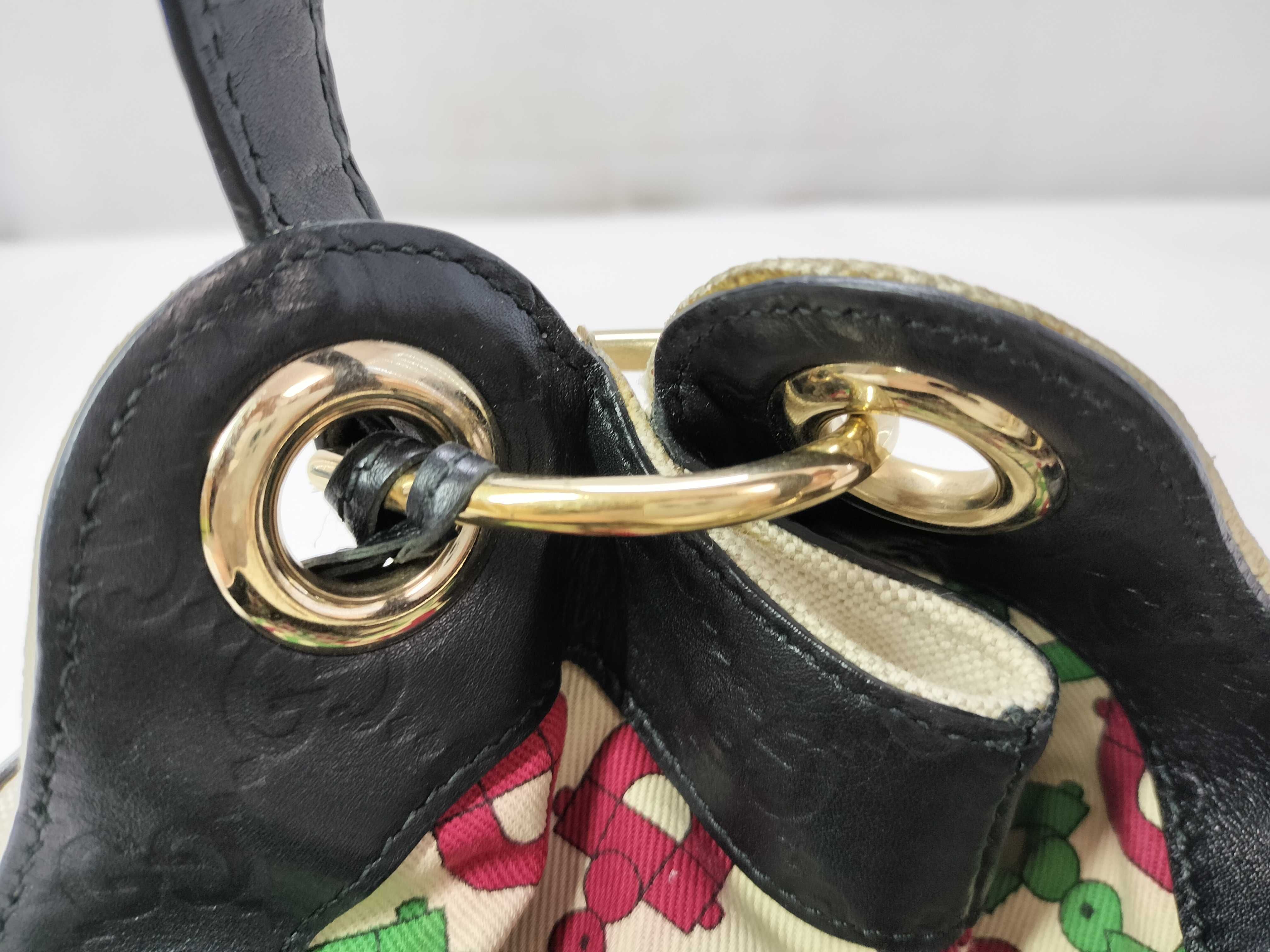 Guccissima Canvas and Leather Shoulder Bag/Handbag — view 12