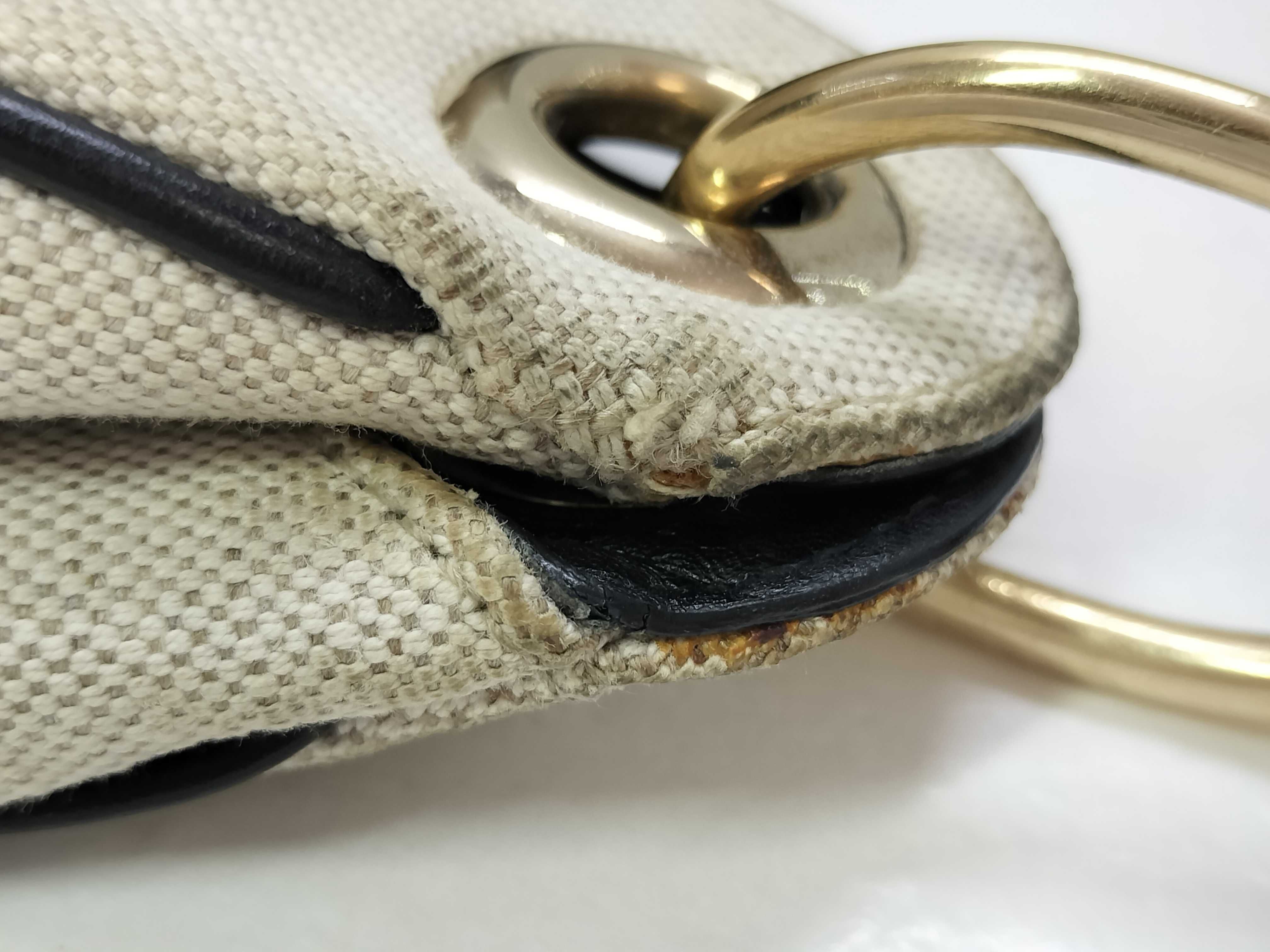 Guccissima Canvas and Leather Shoulder Bag/Handbag — view 14