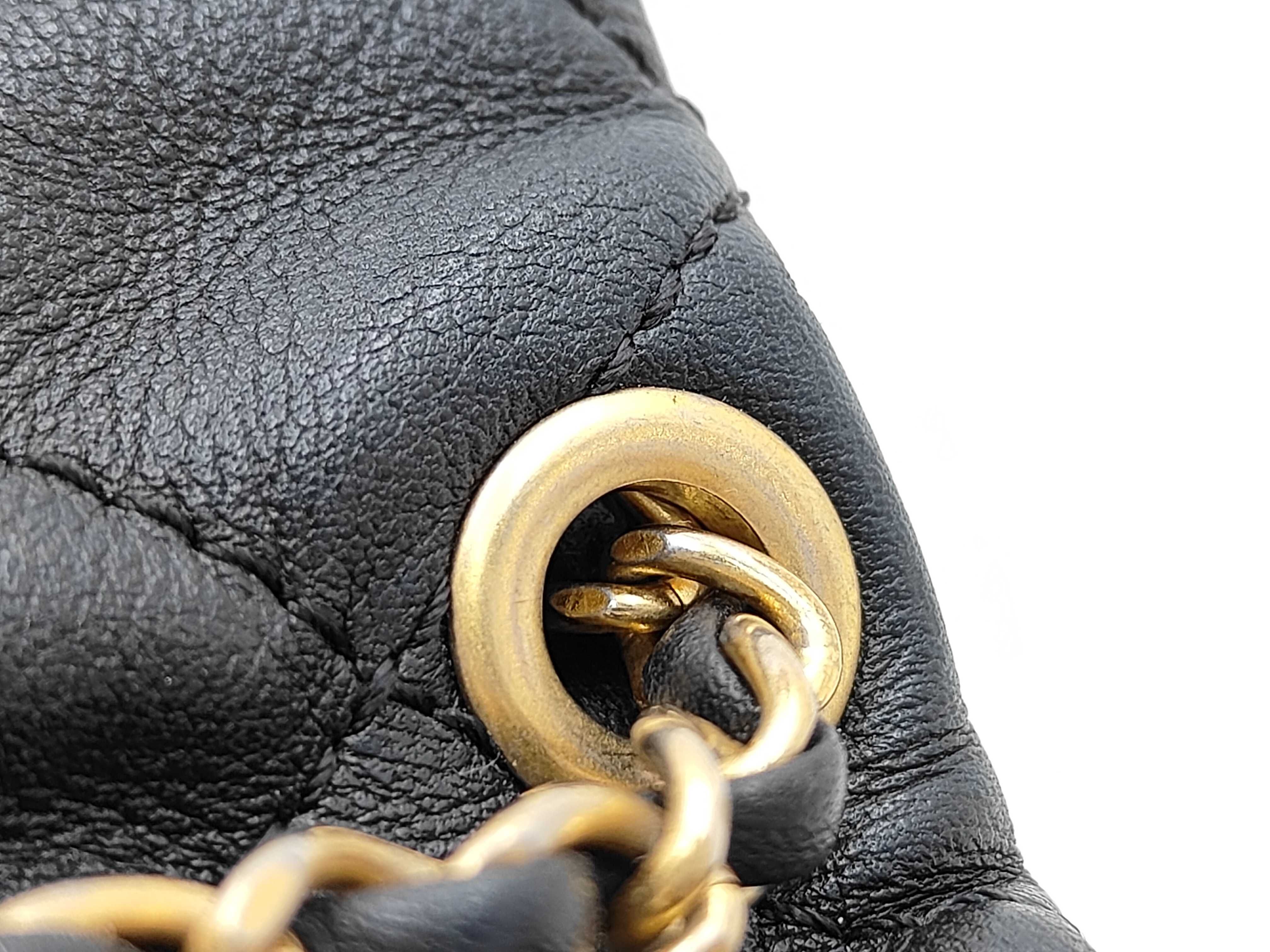 Matelassé Coco Mark Drawstring Lambskin Shoulder Bag — view 15