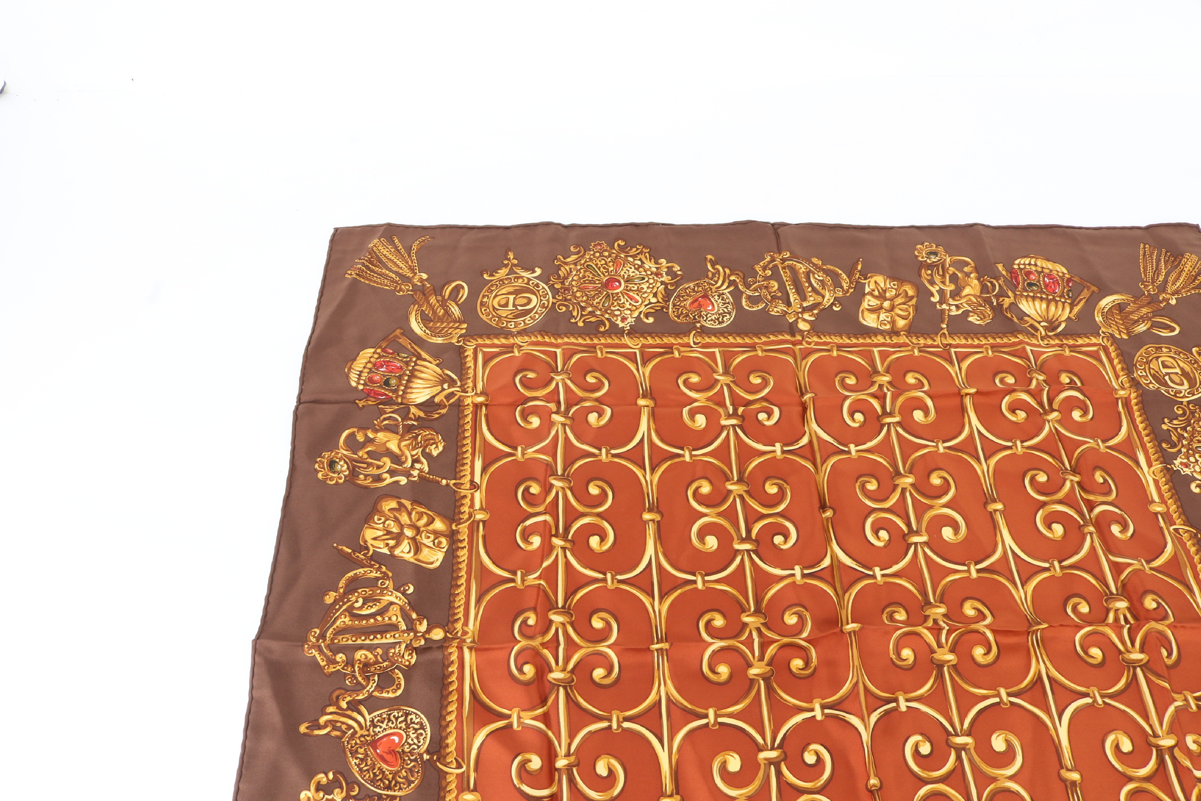 all-over print silk scarf and other accessories — view 2