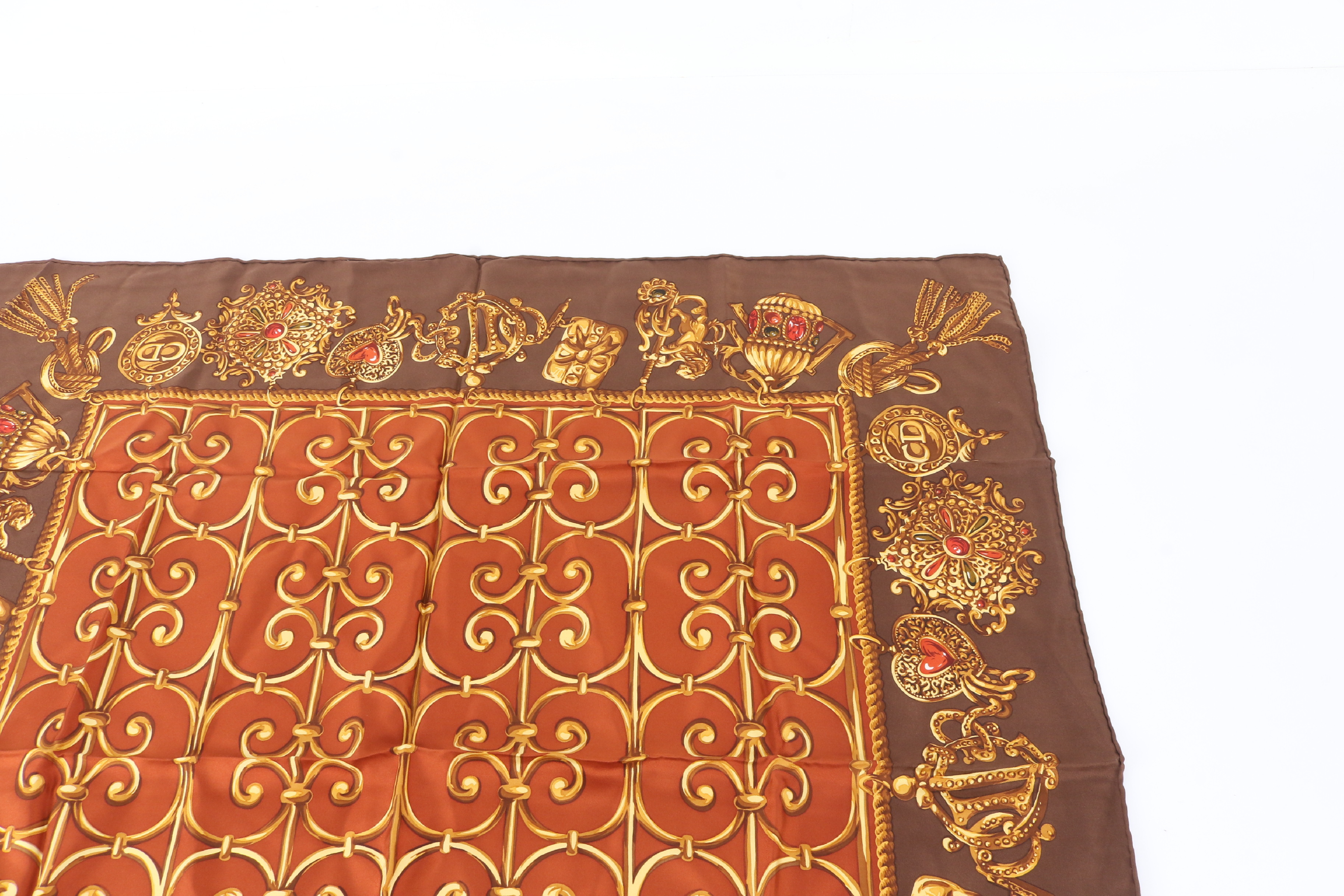 all-over print silk scarf and other accessories — view 3
