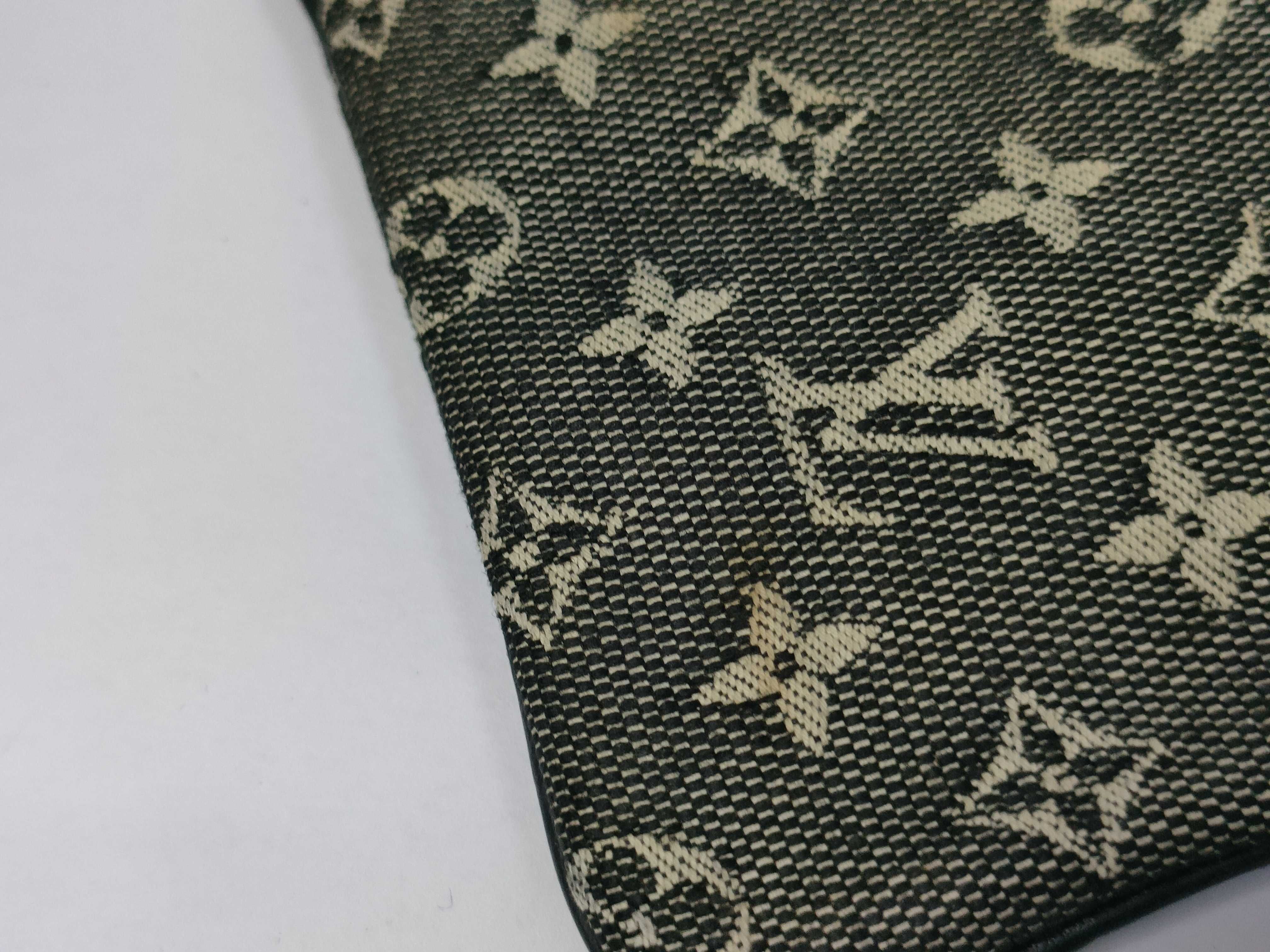 Monogram Denim Pochette Clé Coin Case — view 14