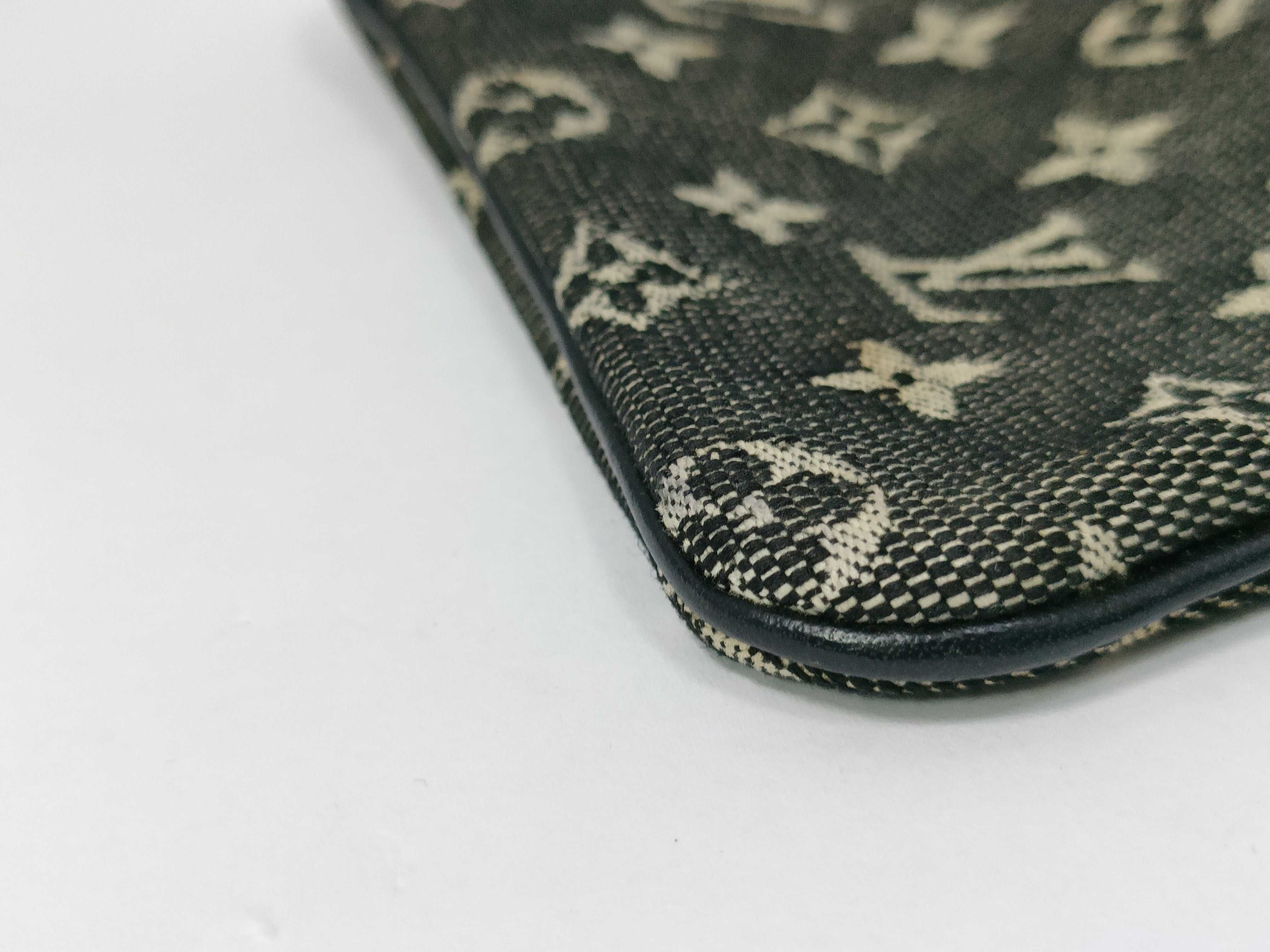 Monogram Denim Pochette Clé Coin Case — view 4