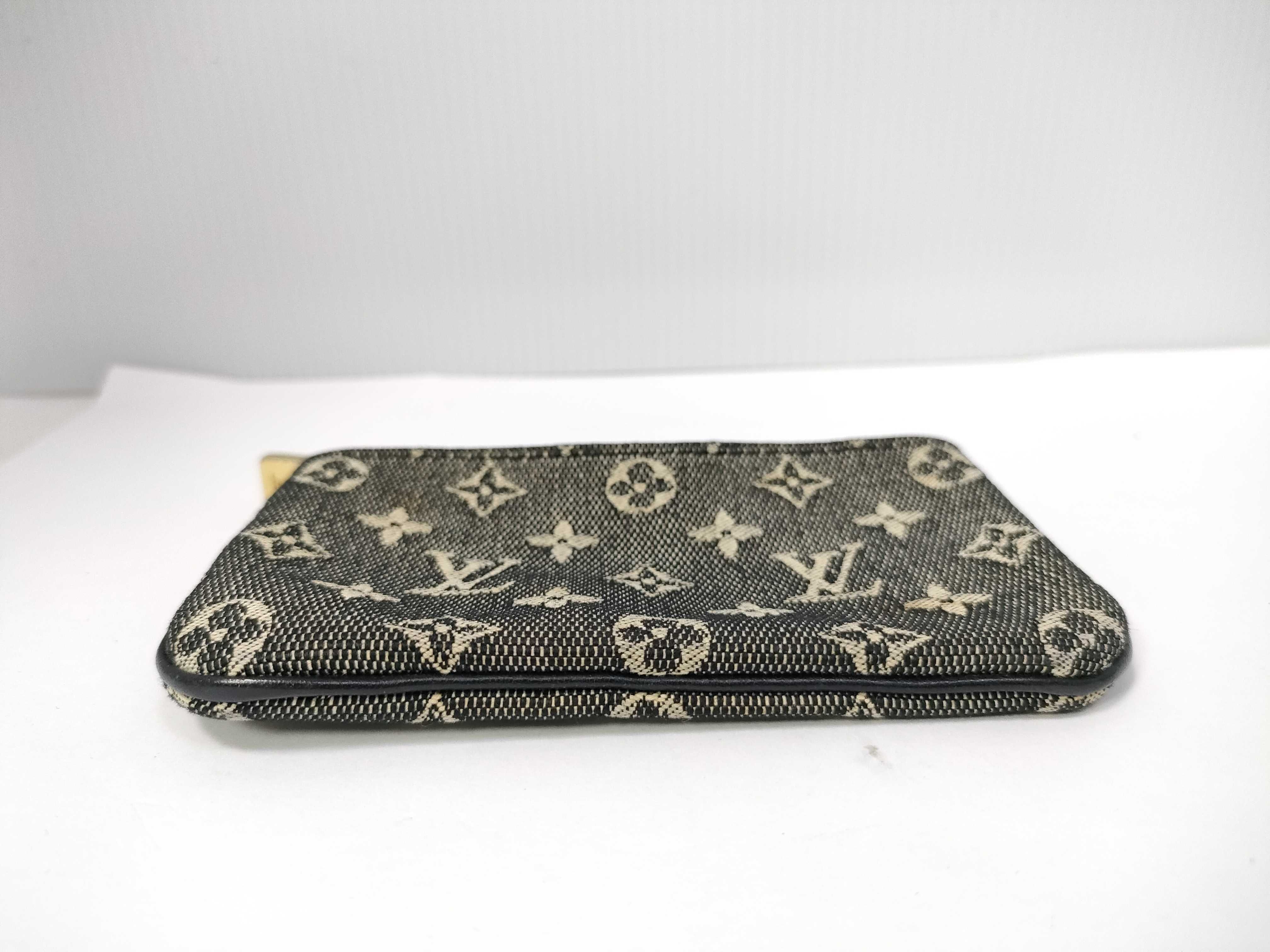 Monogram Denim Pochette Clé Coin Case — view 5
