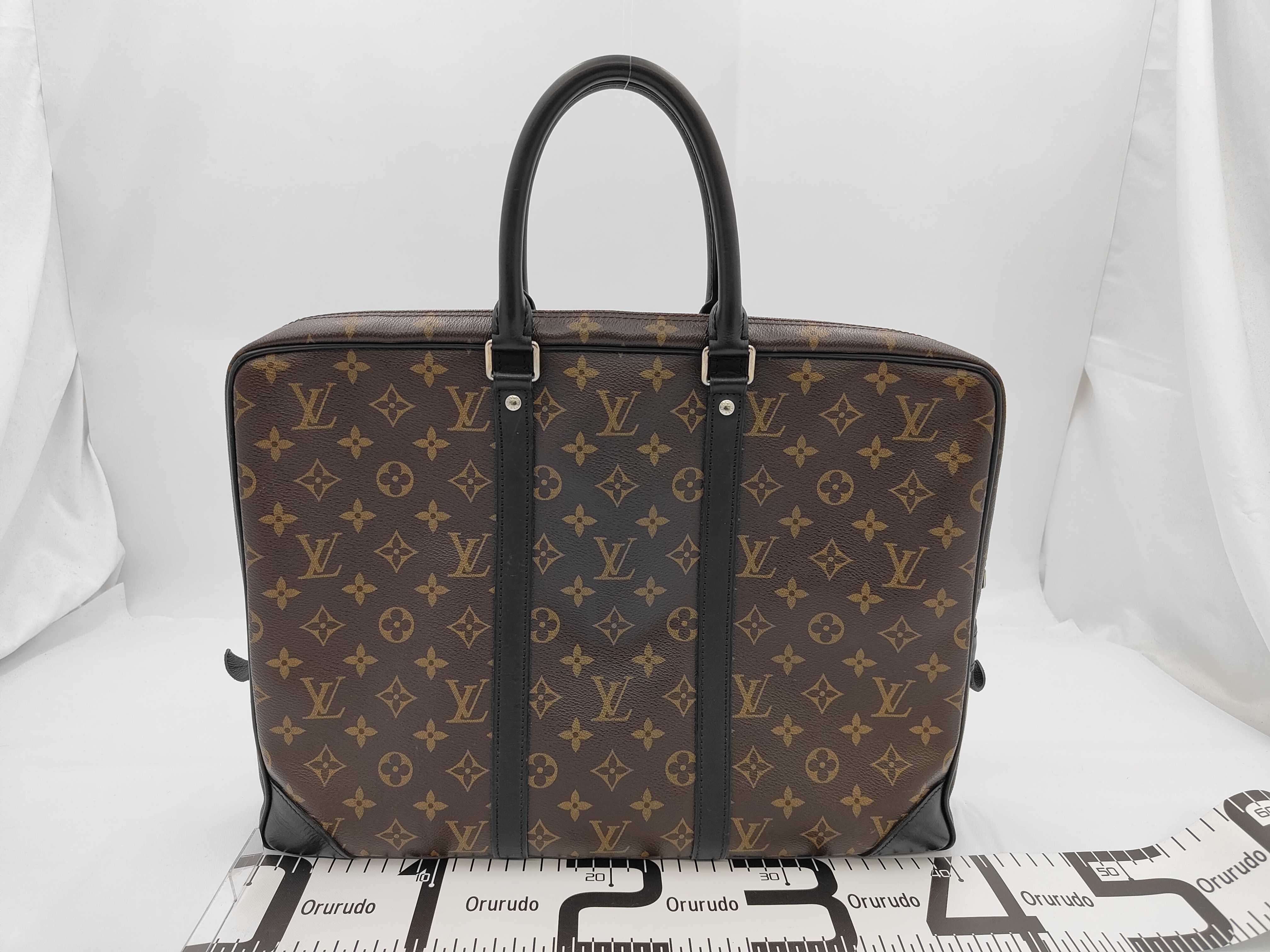 Monogram Macassar Port Document Voyage M40225 Bag — view 2