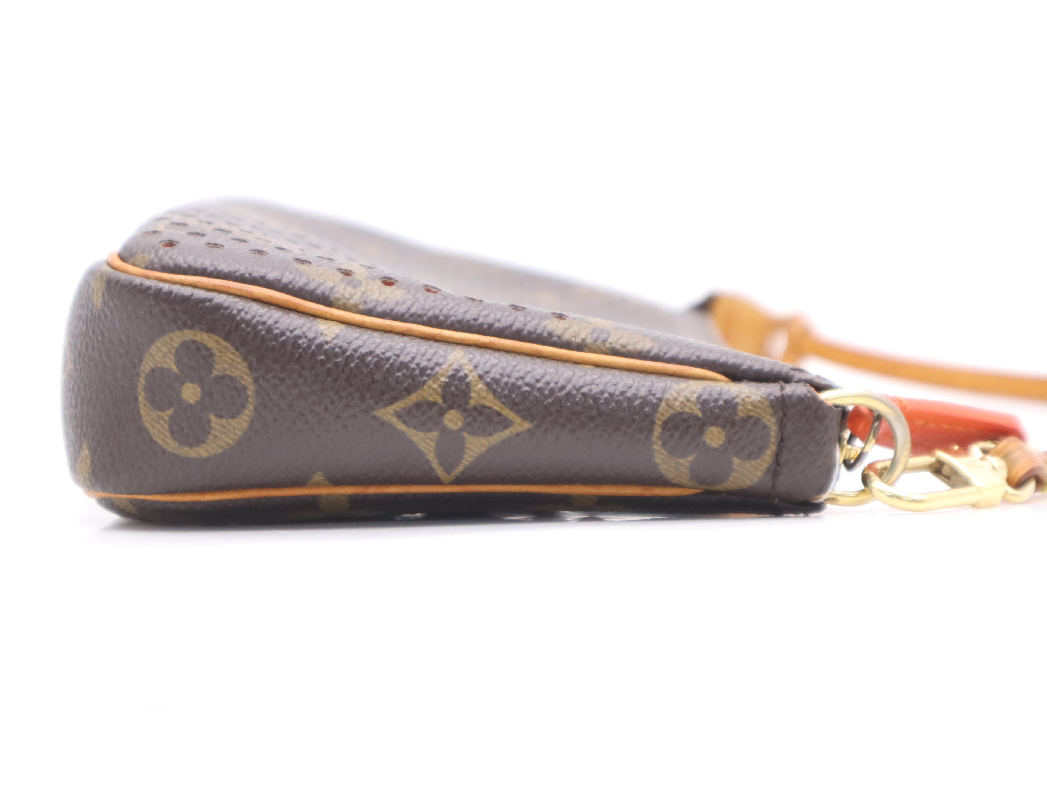 M95185 Perfo Pochette Accessoires Orange Shoulder Bag — view 5