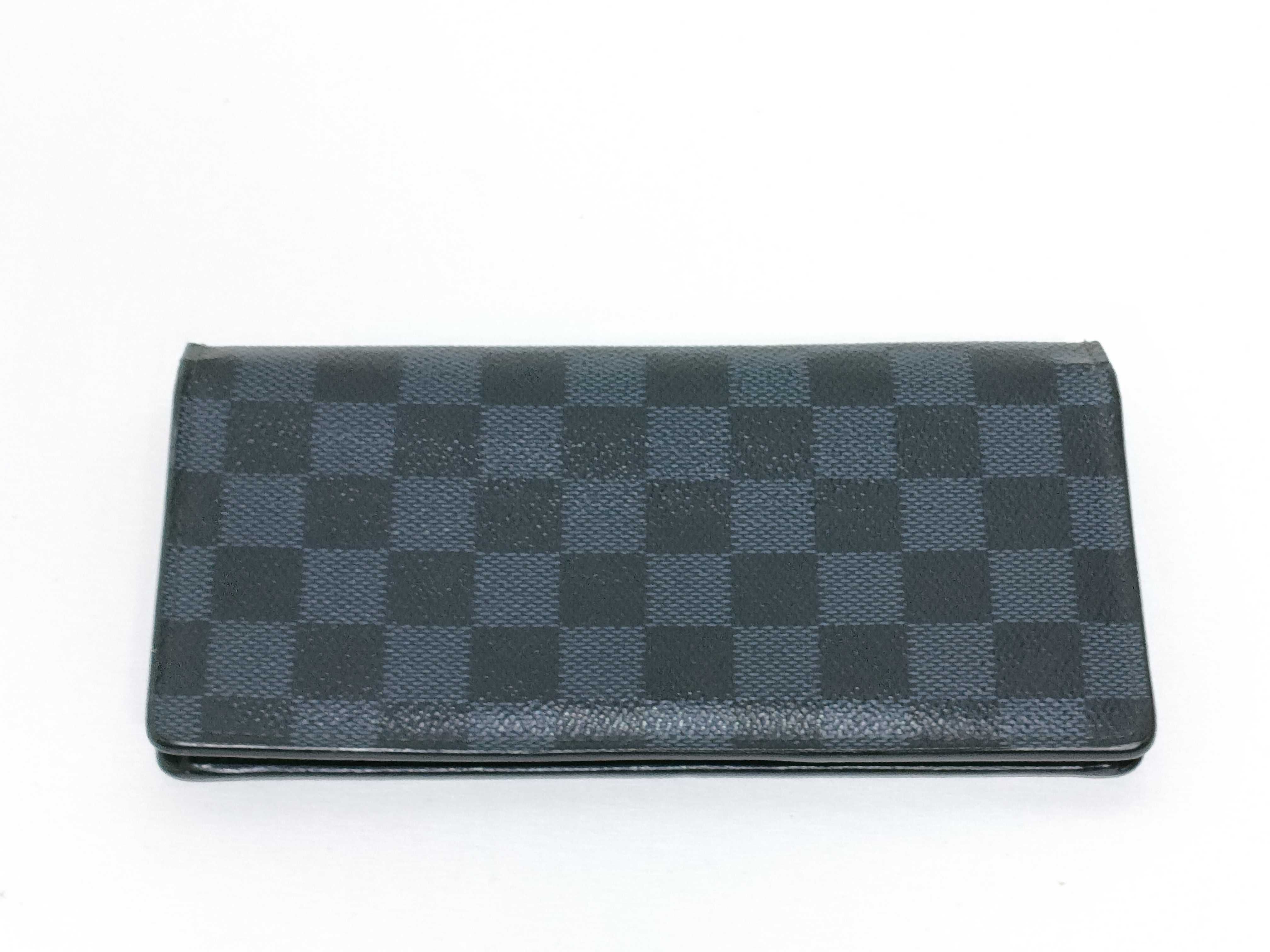 Damier Infini Louis Vuitton Damier Cobalt Portefeuille Brazza Long Wallet N63212 CA0144 Wallet