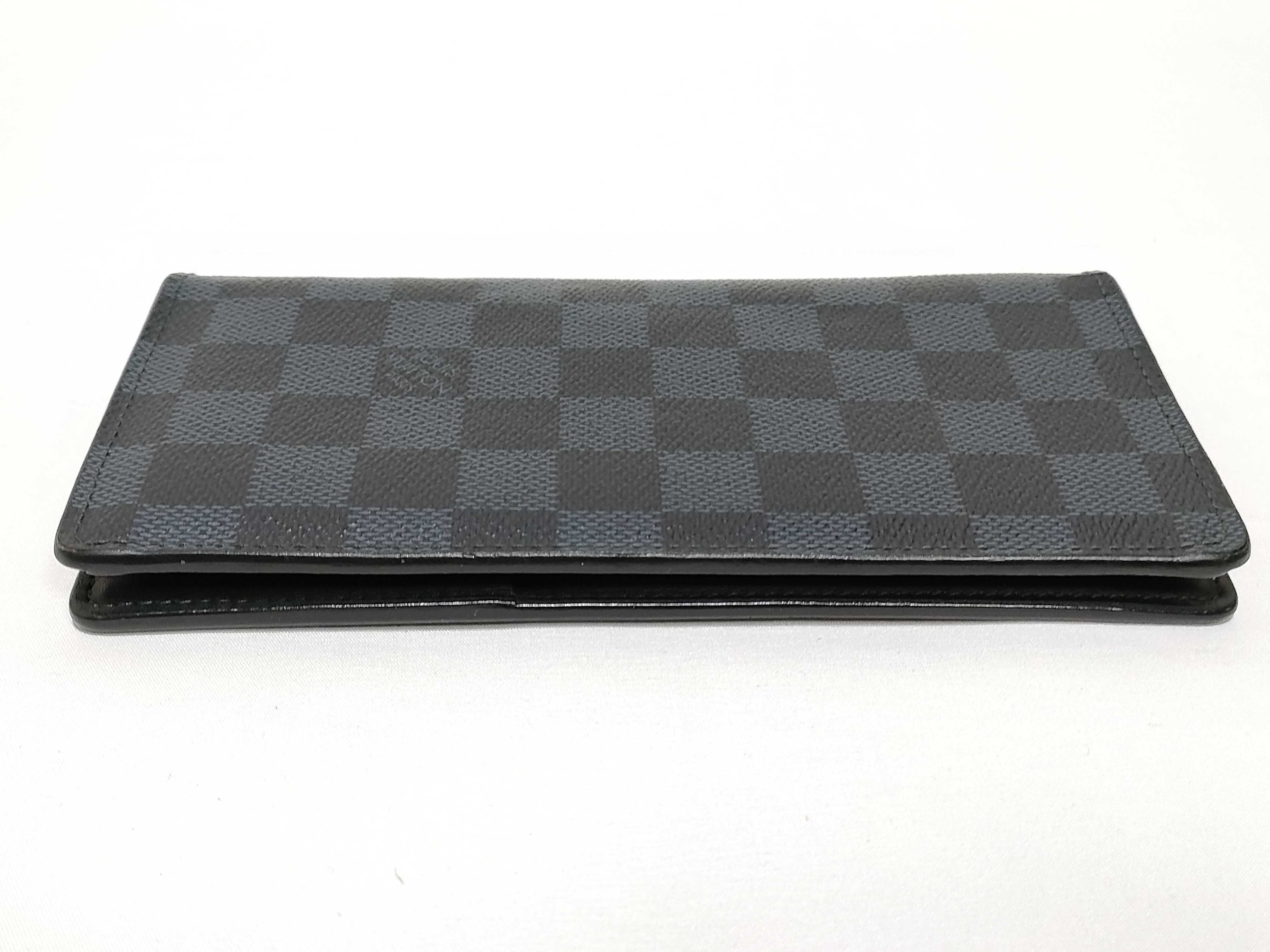 Damier Infini Louis Vuitton Damier Cobalt Portefeuille Brazza Long Wallet N63212 CA0144 Wallet — view 3