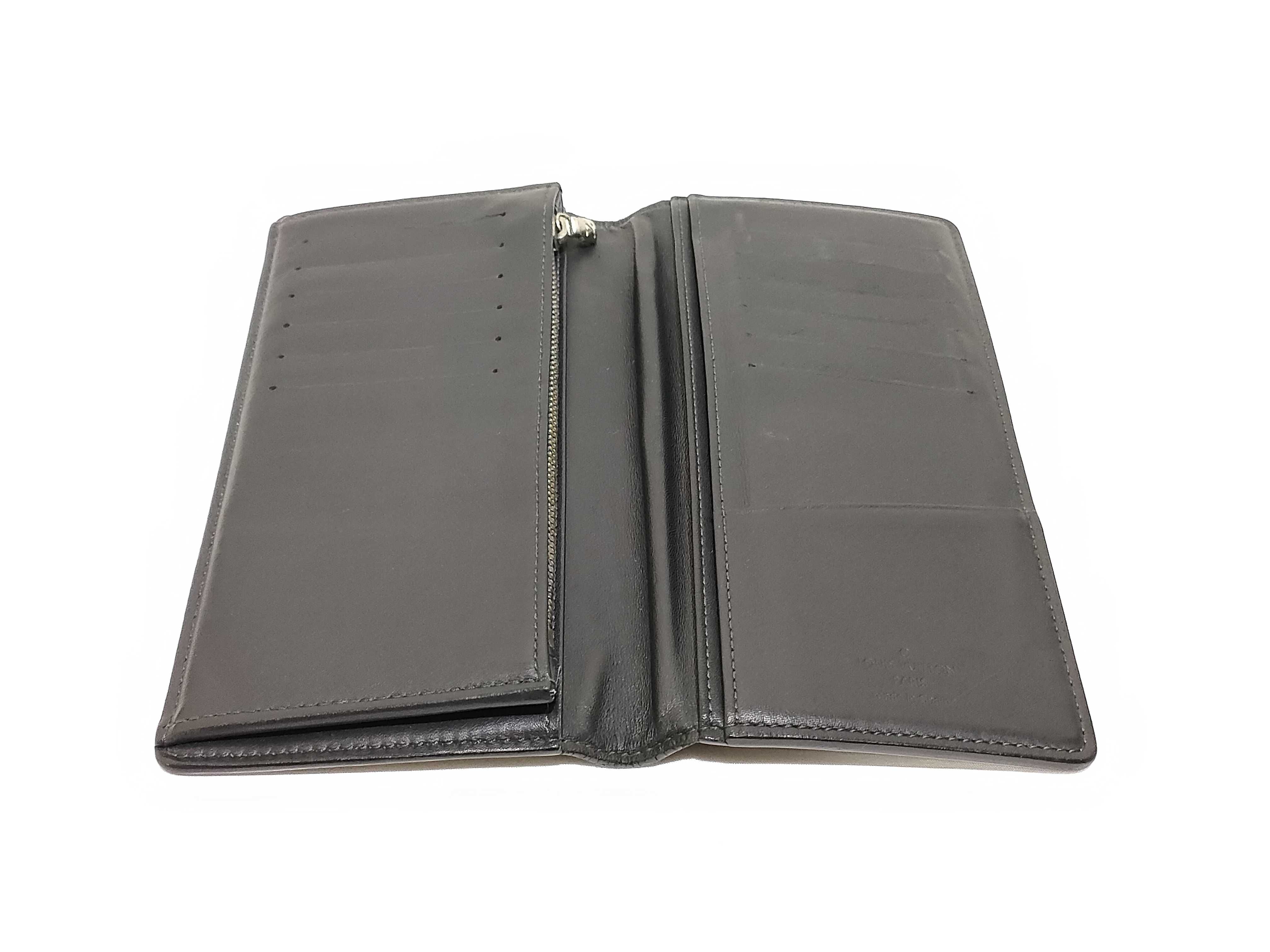 Damier Infini Louis Vuitton Damier Cobalt Portefeuille Brazza Long Wallet N63212 CA0144 Wallet — view 9