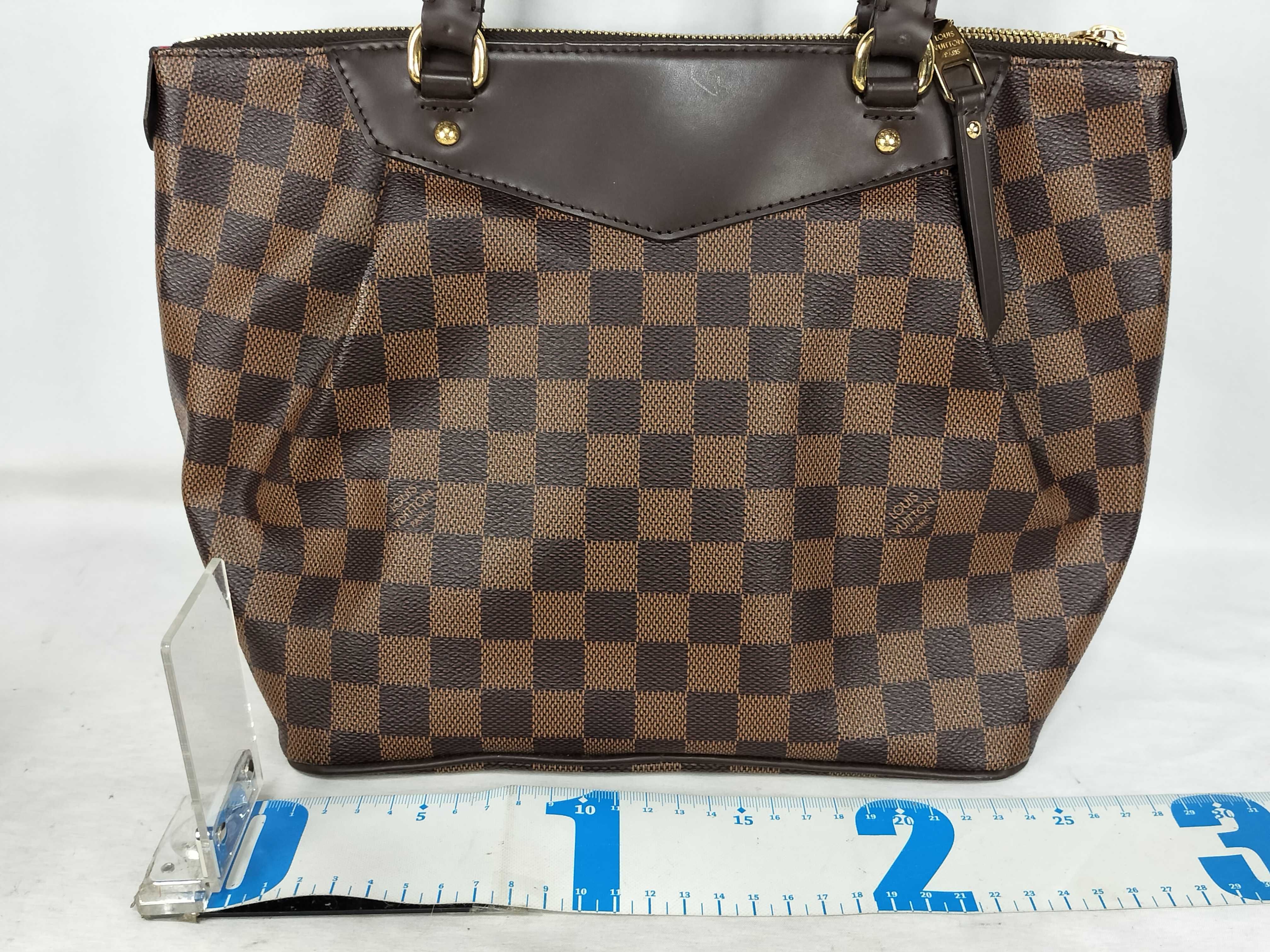 Damier SG- Damier Westminster PM N41102 FL5111 Brown Tote Bag — view 2