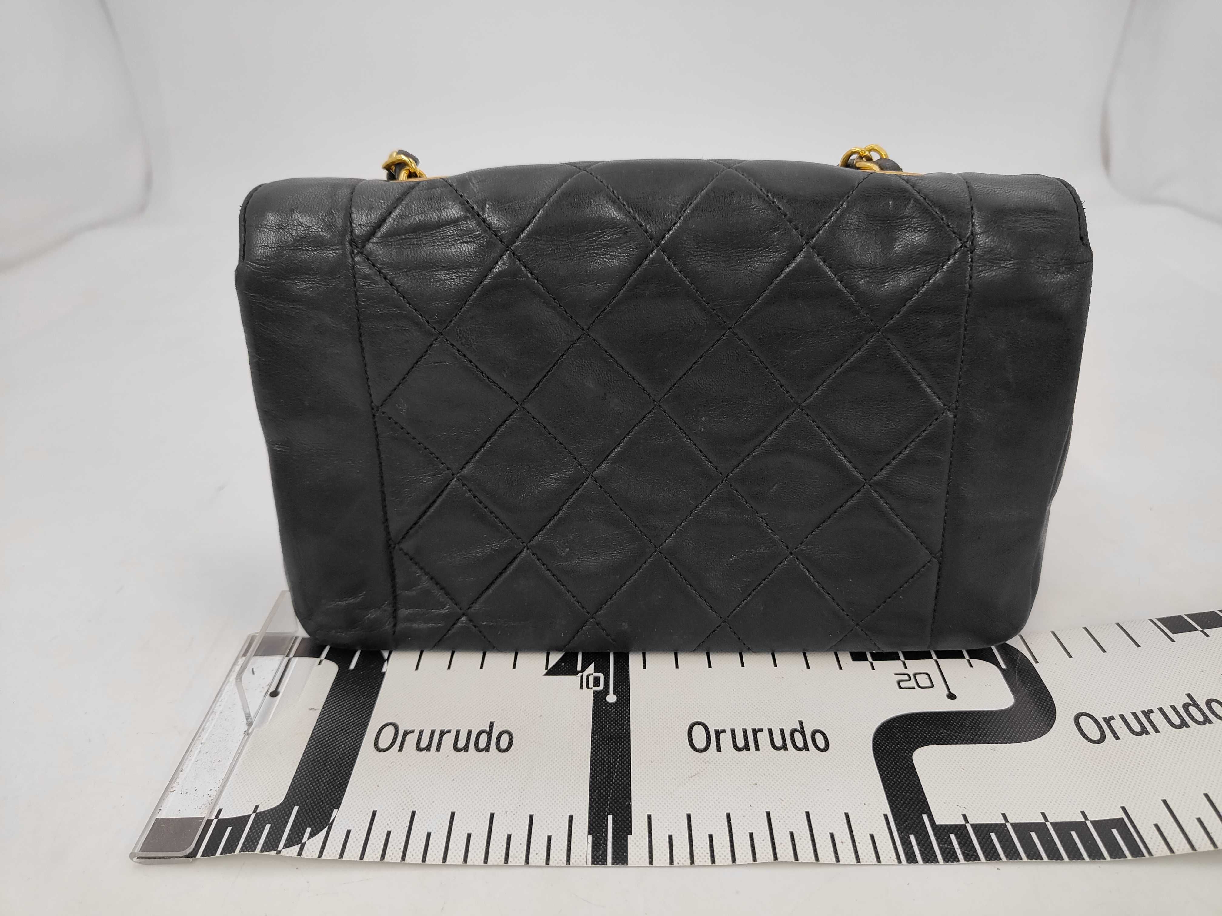 Lambskin Diana Matelassé Gold Hardware Chain Shoulder Bag — view 2