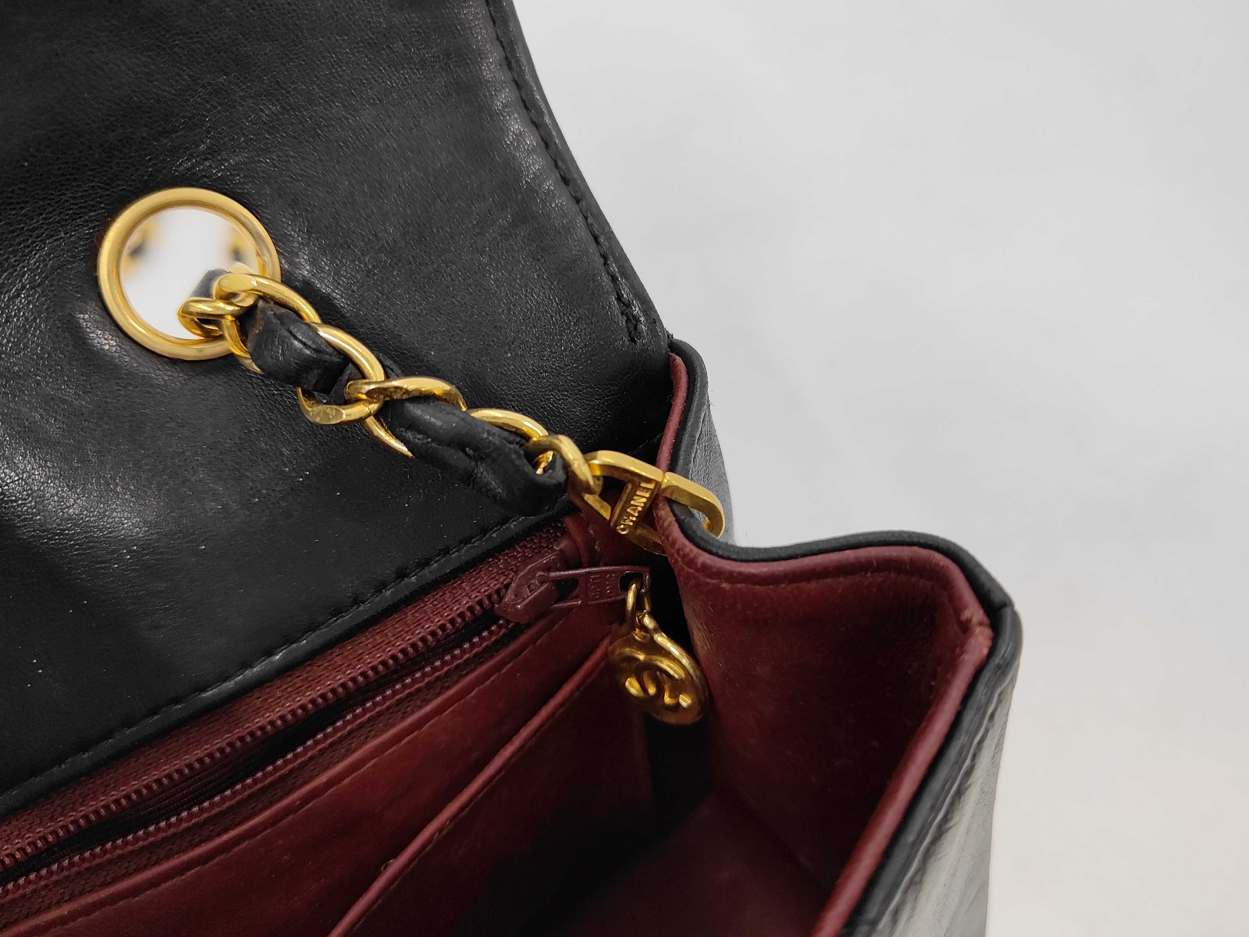 Lambskin Diana Matelassé Gold Hardware Chain Shoulder Bag — view 12
