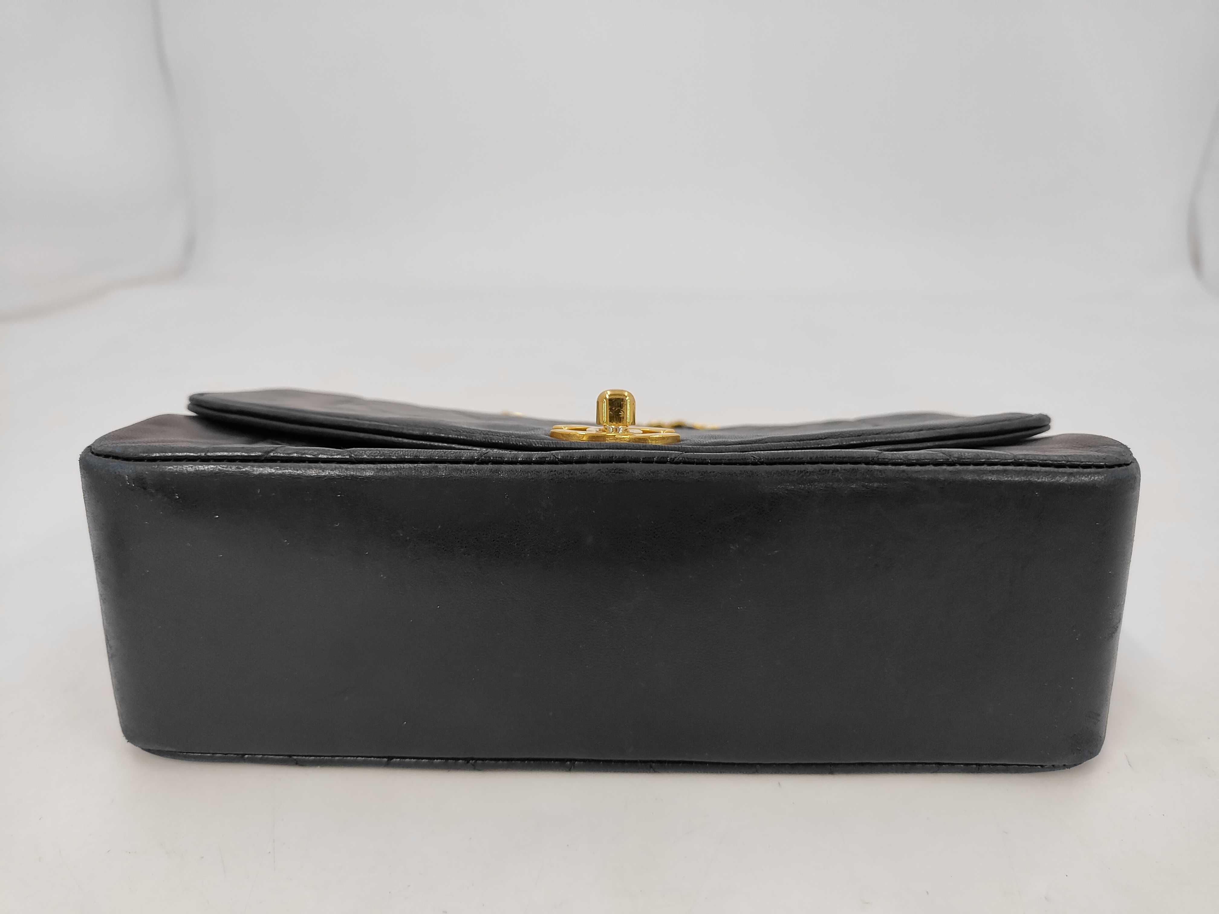 Lambskin Diana Matelassé Gold Hardware Chain Shoulder Bag — view 3