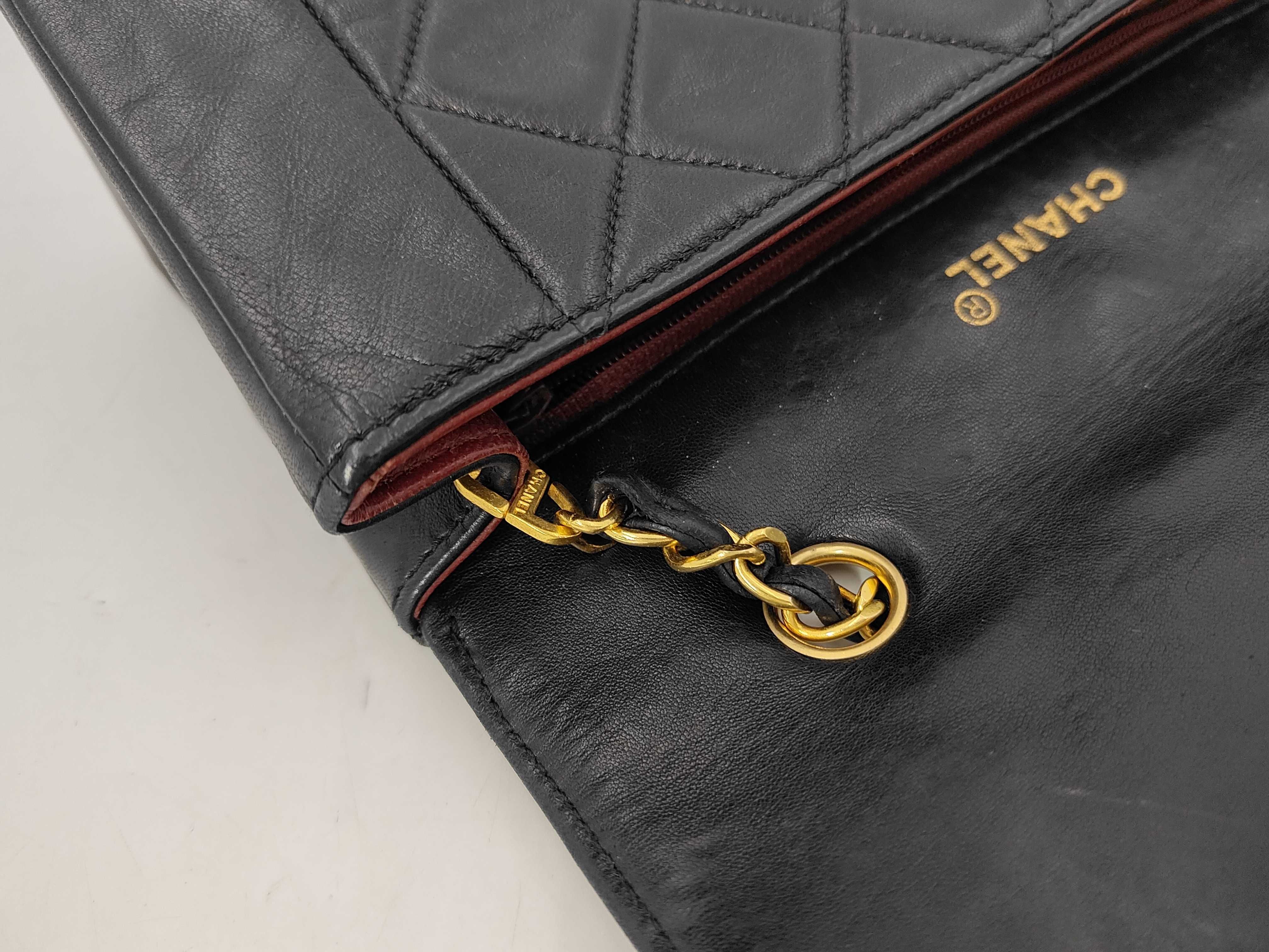 Lambskin Diana Matelassé Gold Hardware Chain Shoulder Bag — view 8