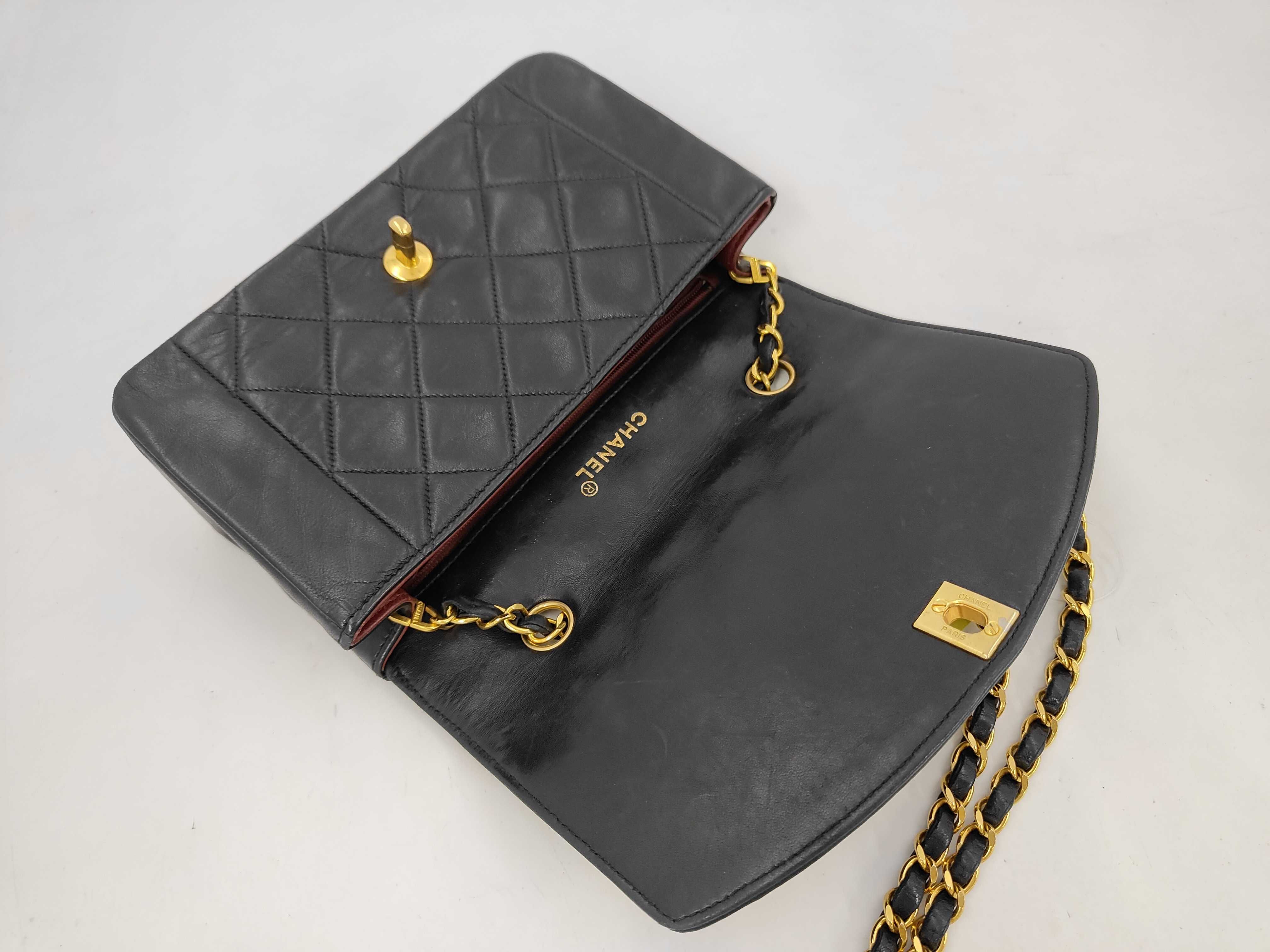 Lambskin Diana Matelassé Gold Hardware Chain Shoulder Bag — view 9