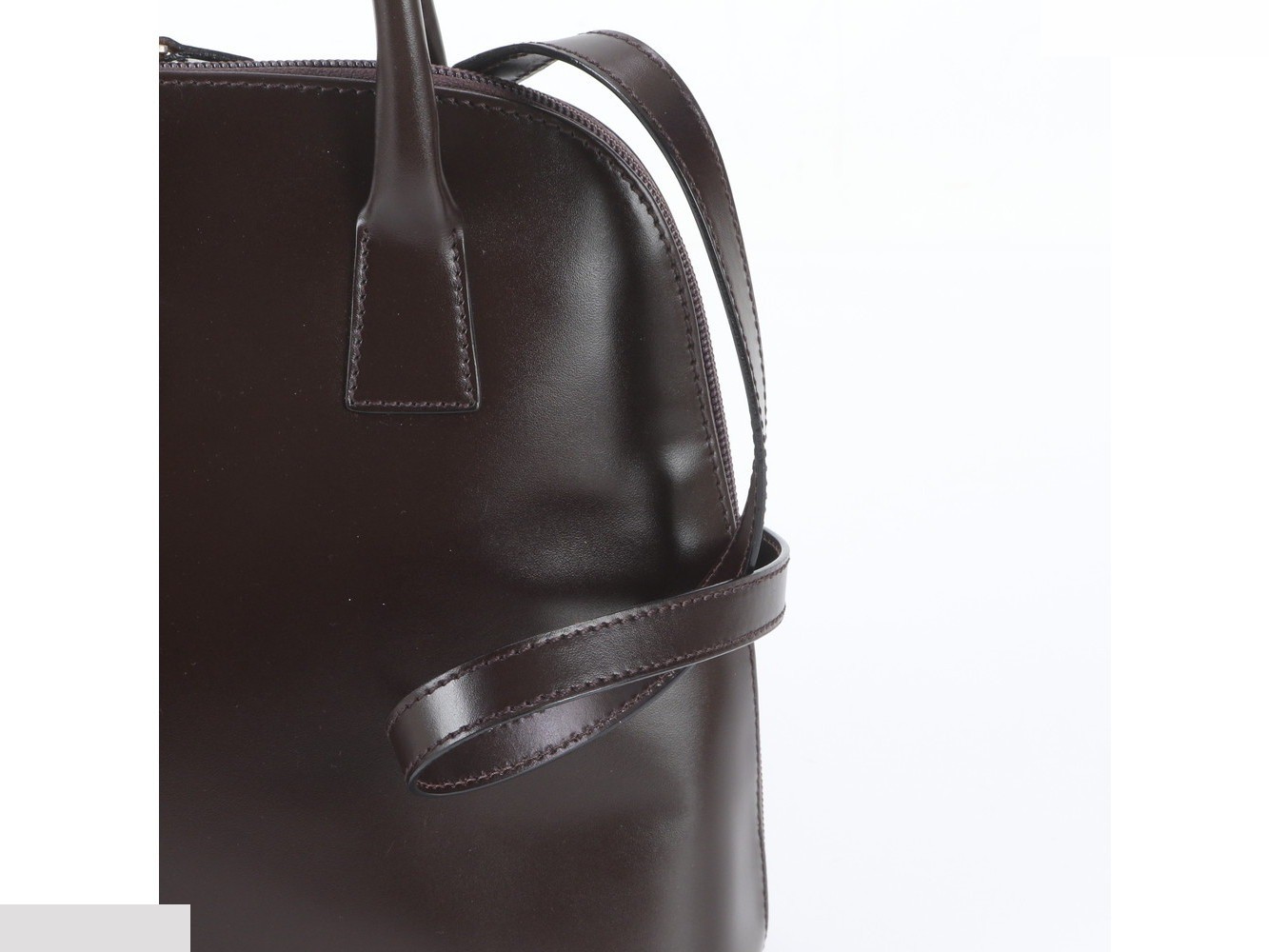 Leather check pattern 2-way shoulder bag, crossbody bag. — view 2