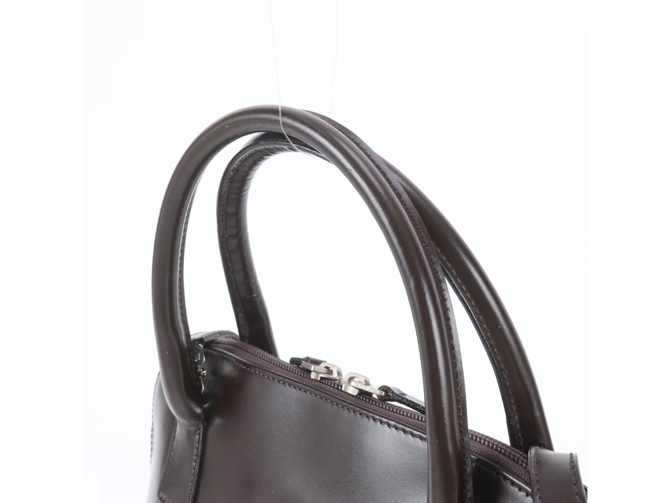 Leather check pattern 2-way shoulder bag, crossbody bag. — view 3