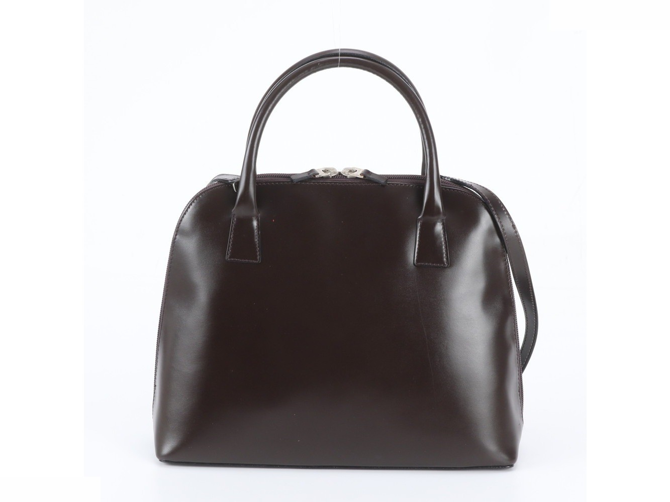 Leather check pattern 2-way shoulder bag, crossbody bag. — view 4