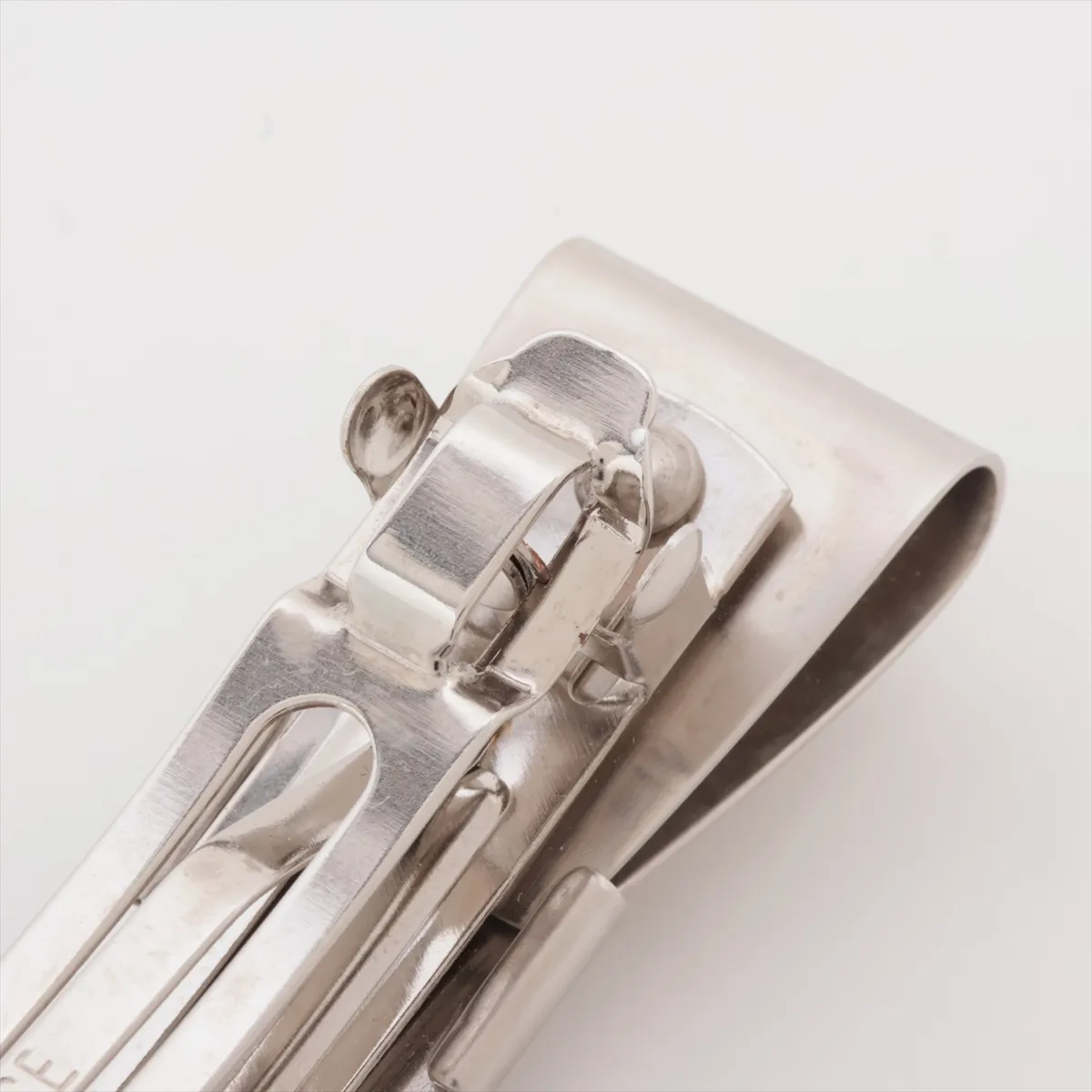 Coco Mark Ribbon B16S Barrette Metal Silver - — view 4