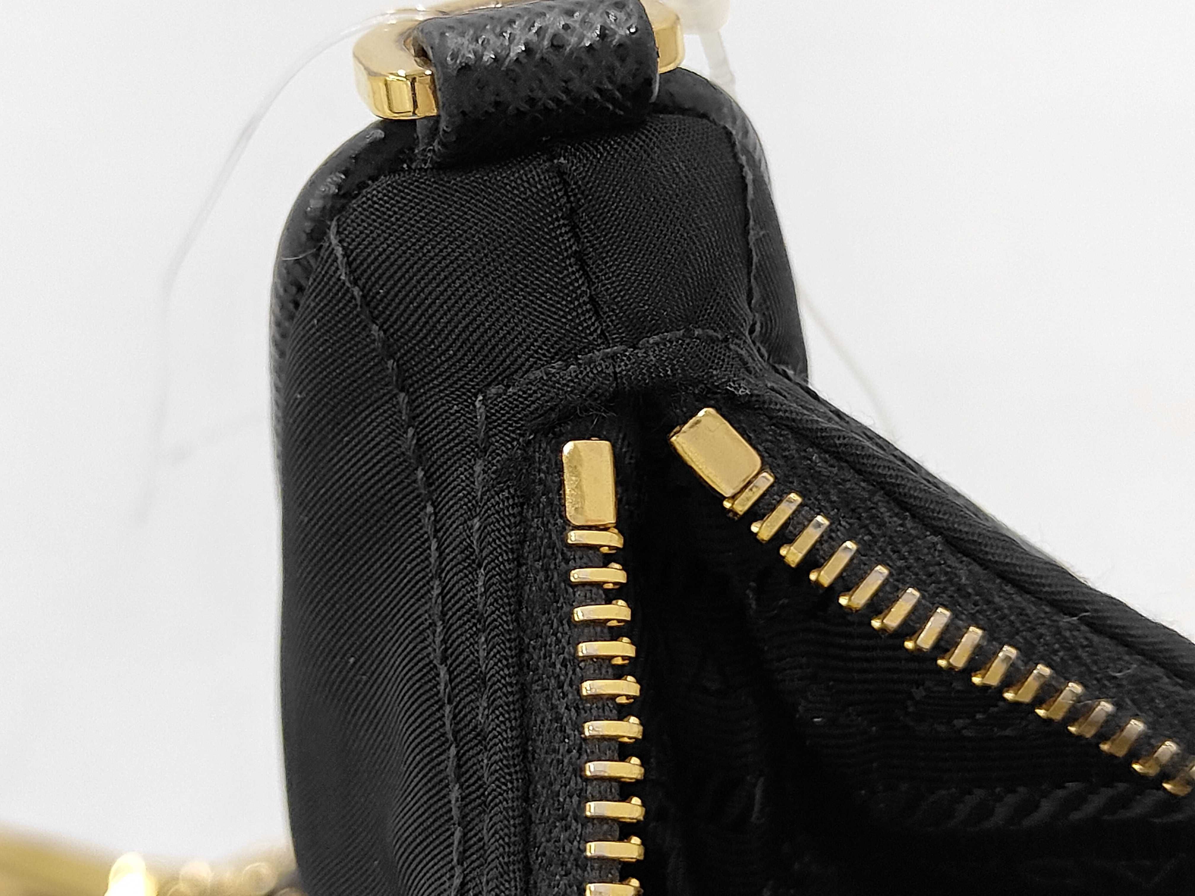 Re-Nylon Black Shoulder Bag — view 11