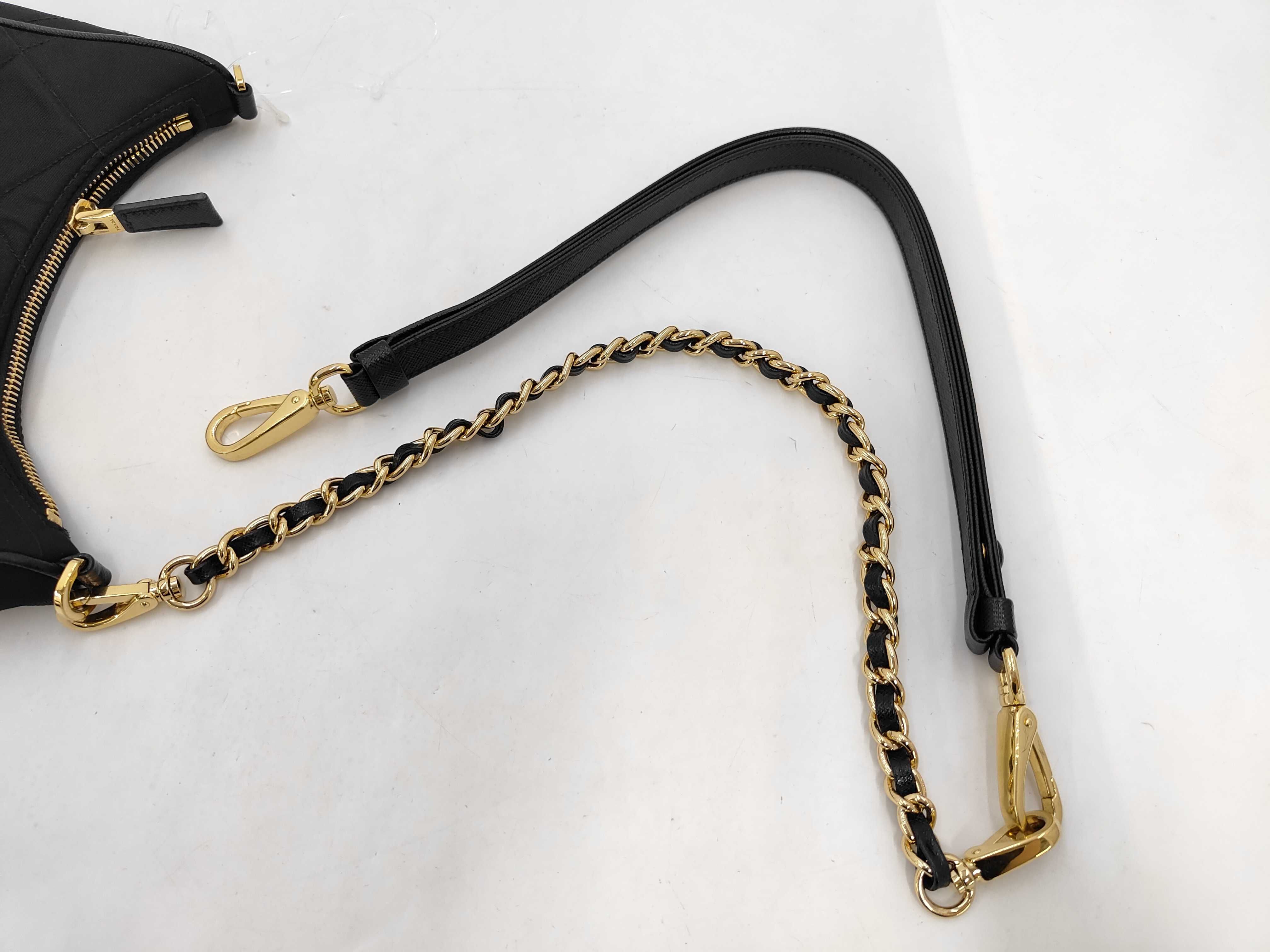Re-Nylon Black Shoulder Bag — view 5