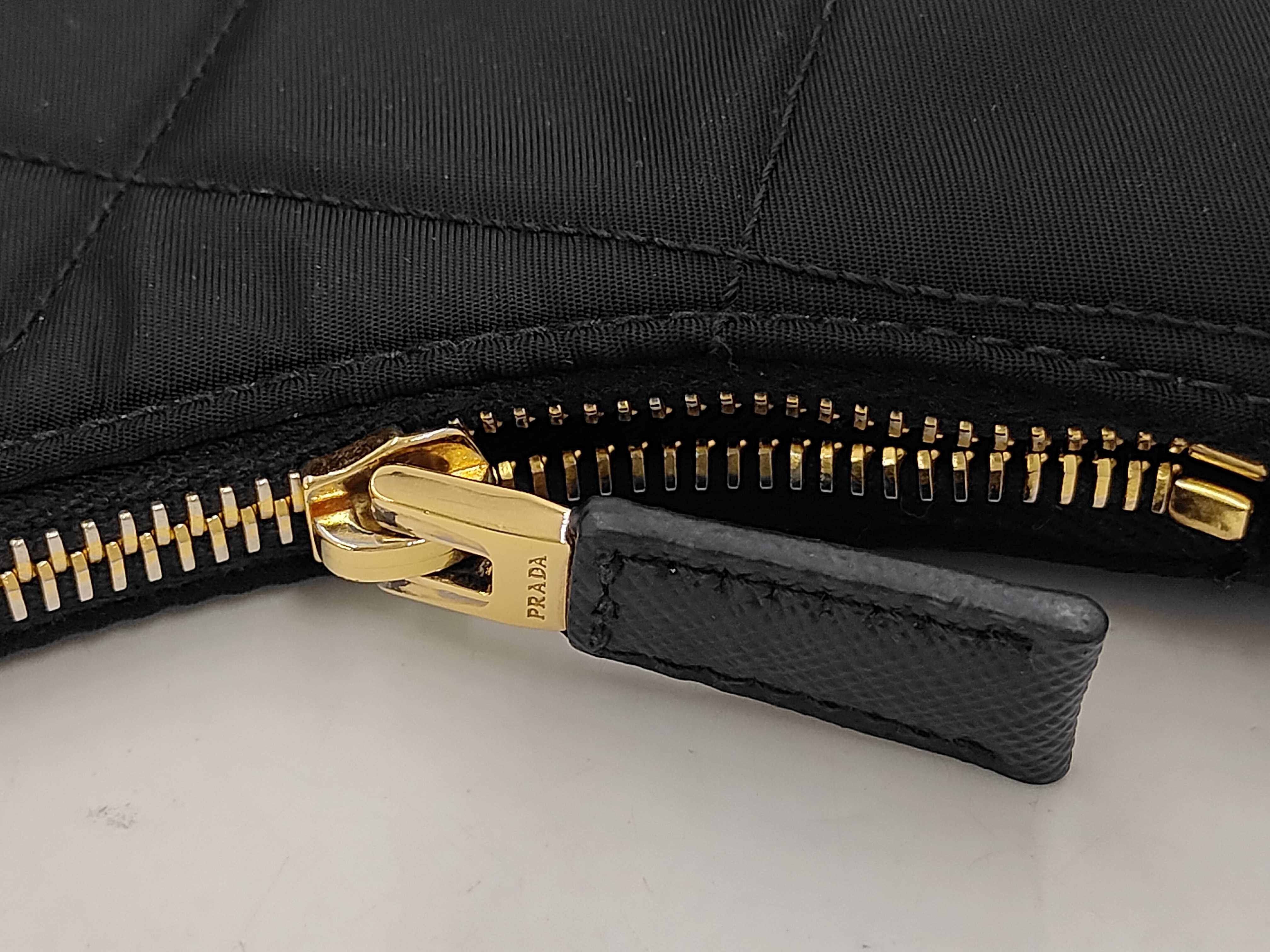 Re-Nylon Black Shoulder Bag — view 8