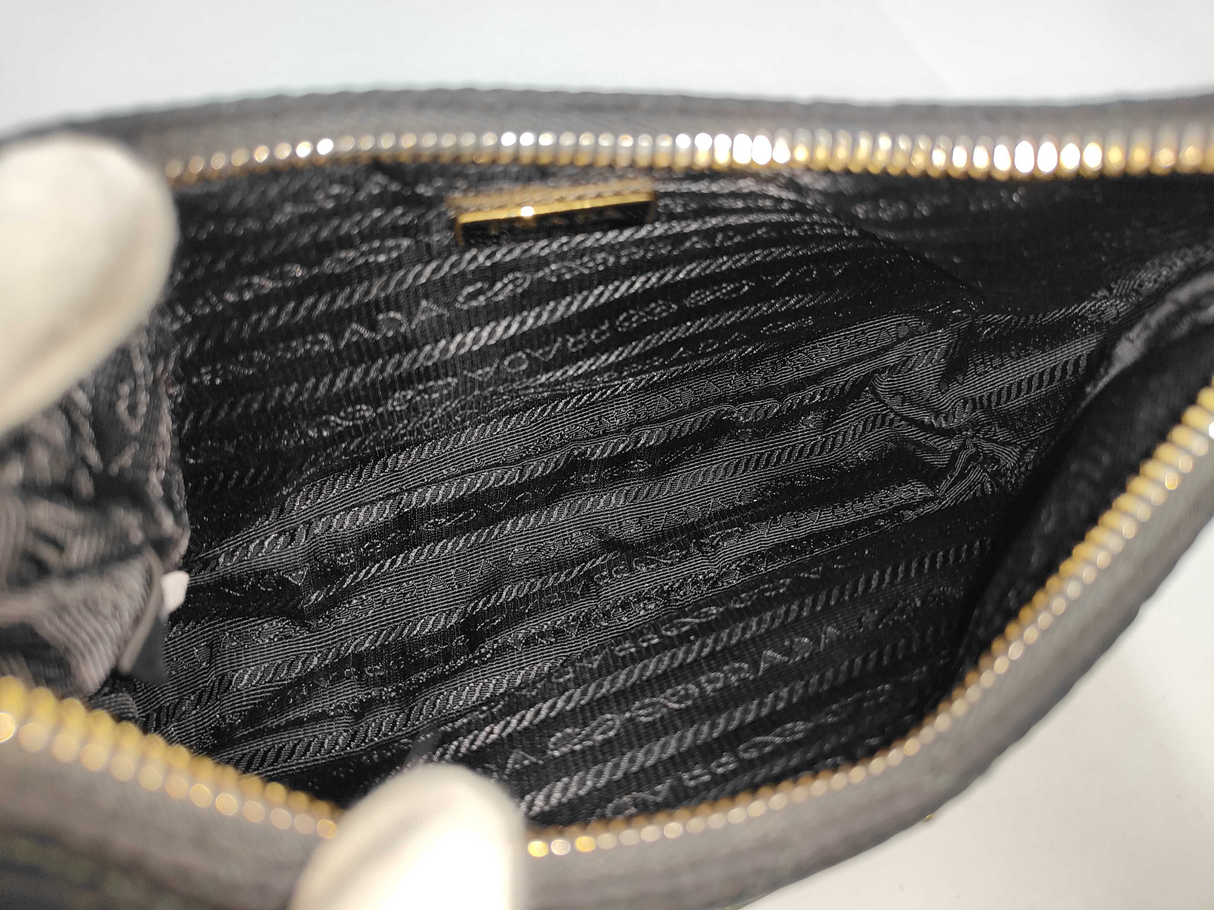 Re-Nylon Black Shoulder Bag — view 9