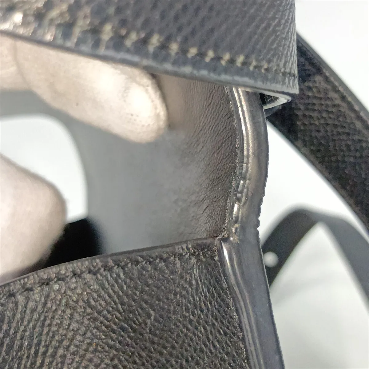 Montaigne 30 Leather Shoulder Bag, Black — view 12