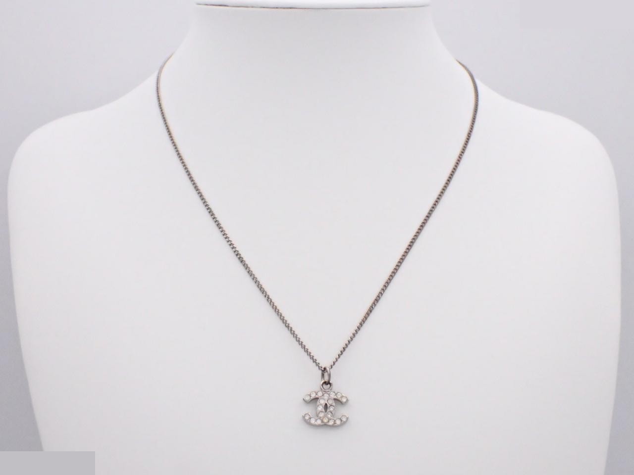 Coco Mark Rhinestone Chain (approx. 48cm) — view 3